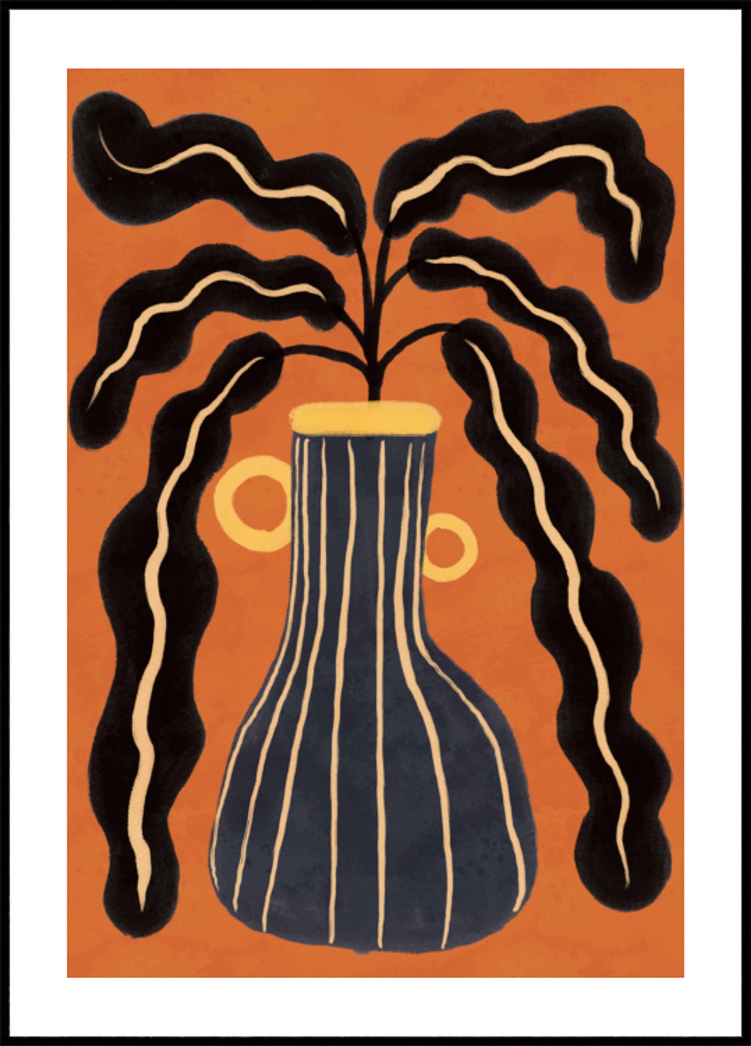 Modern Botanical Vase
