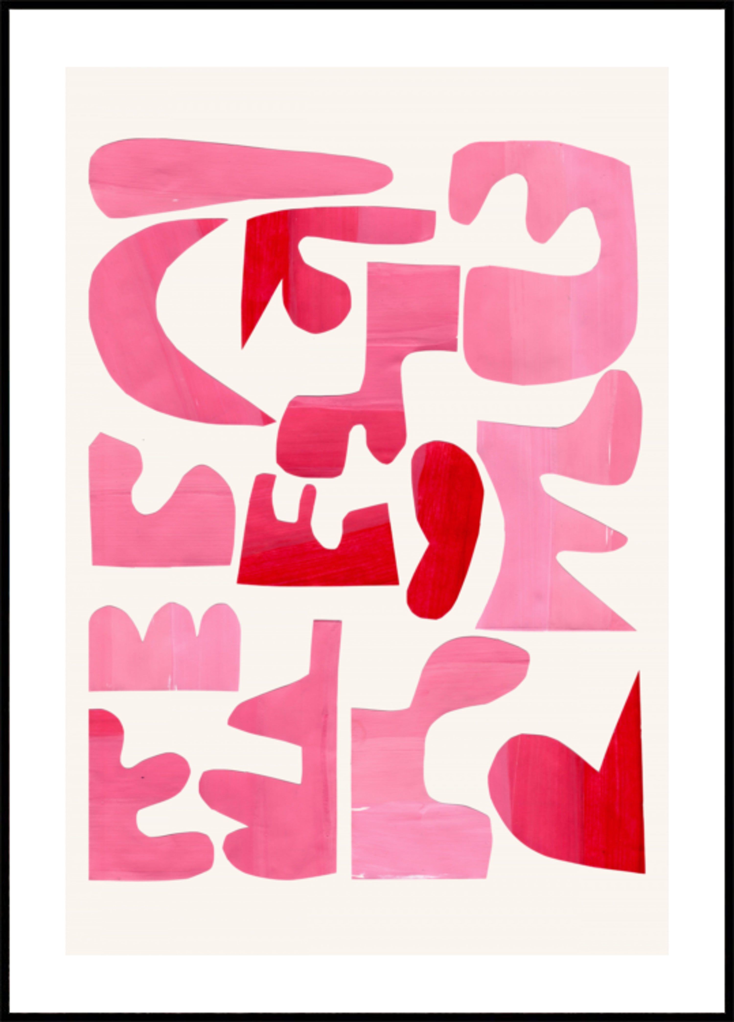 Bold Pink Shapes