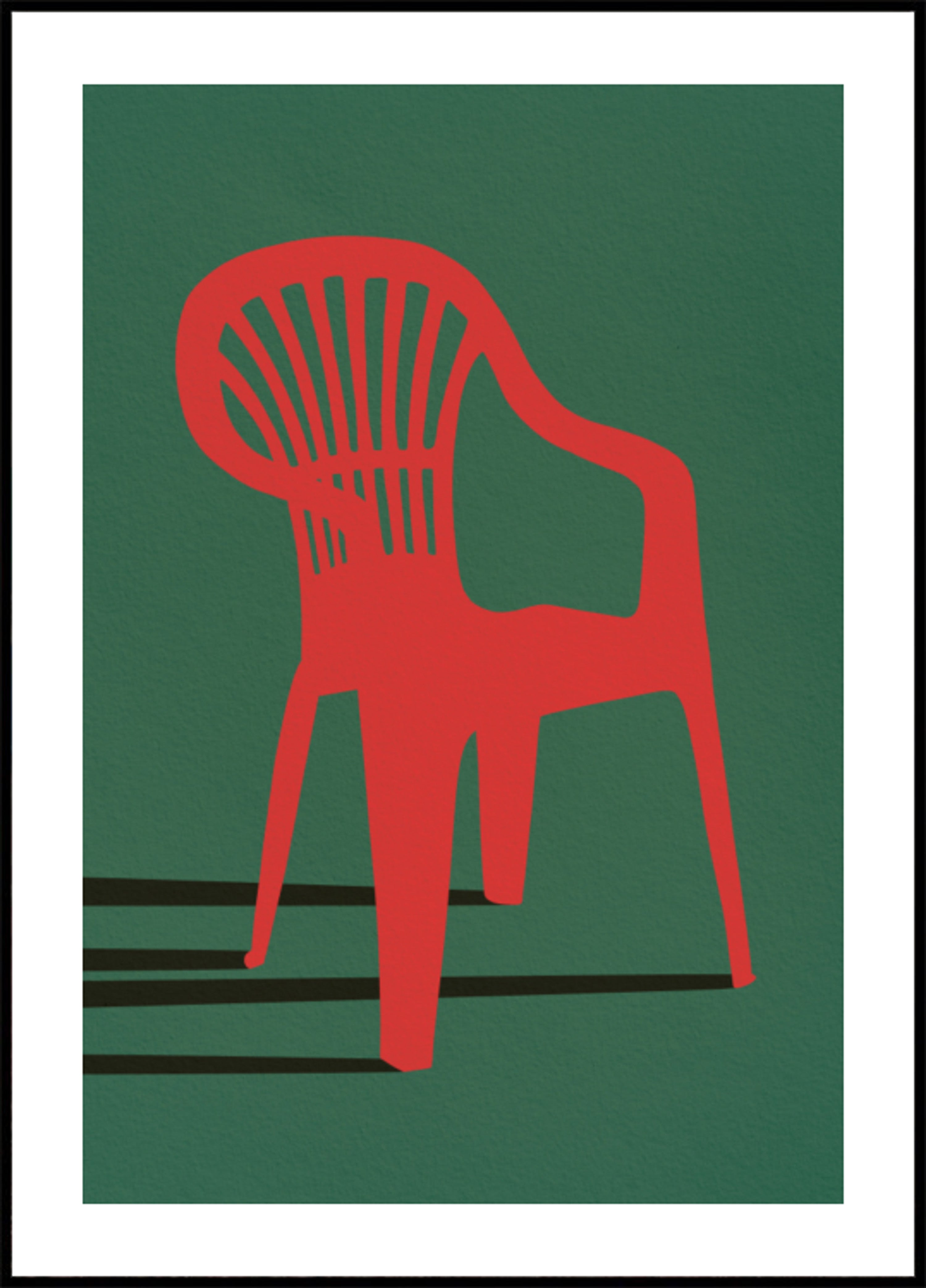 Bold Red Chair