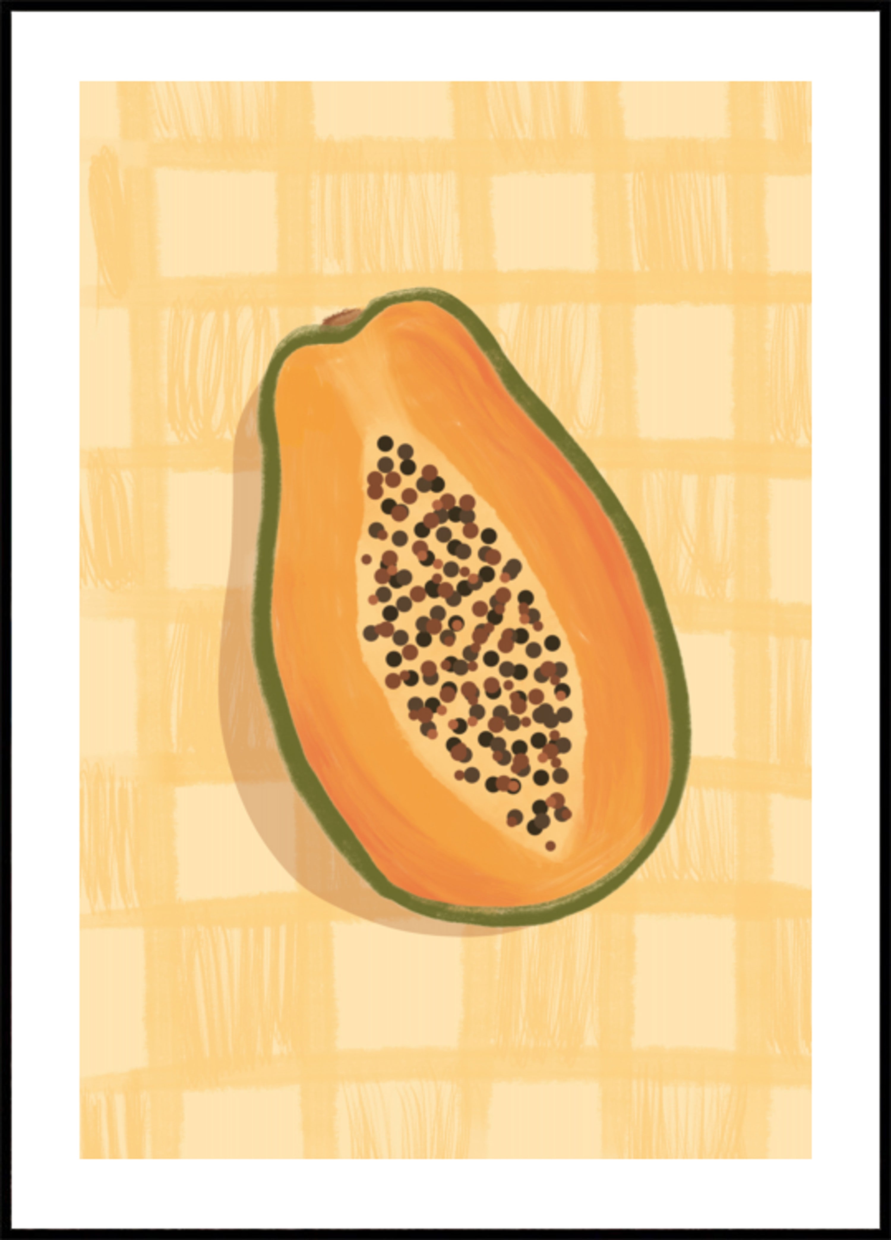 Fresh Papaya Slice