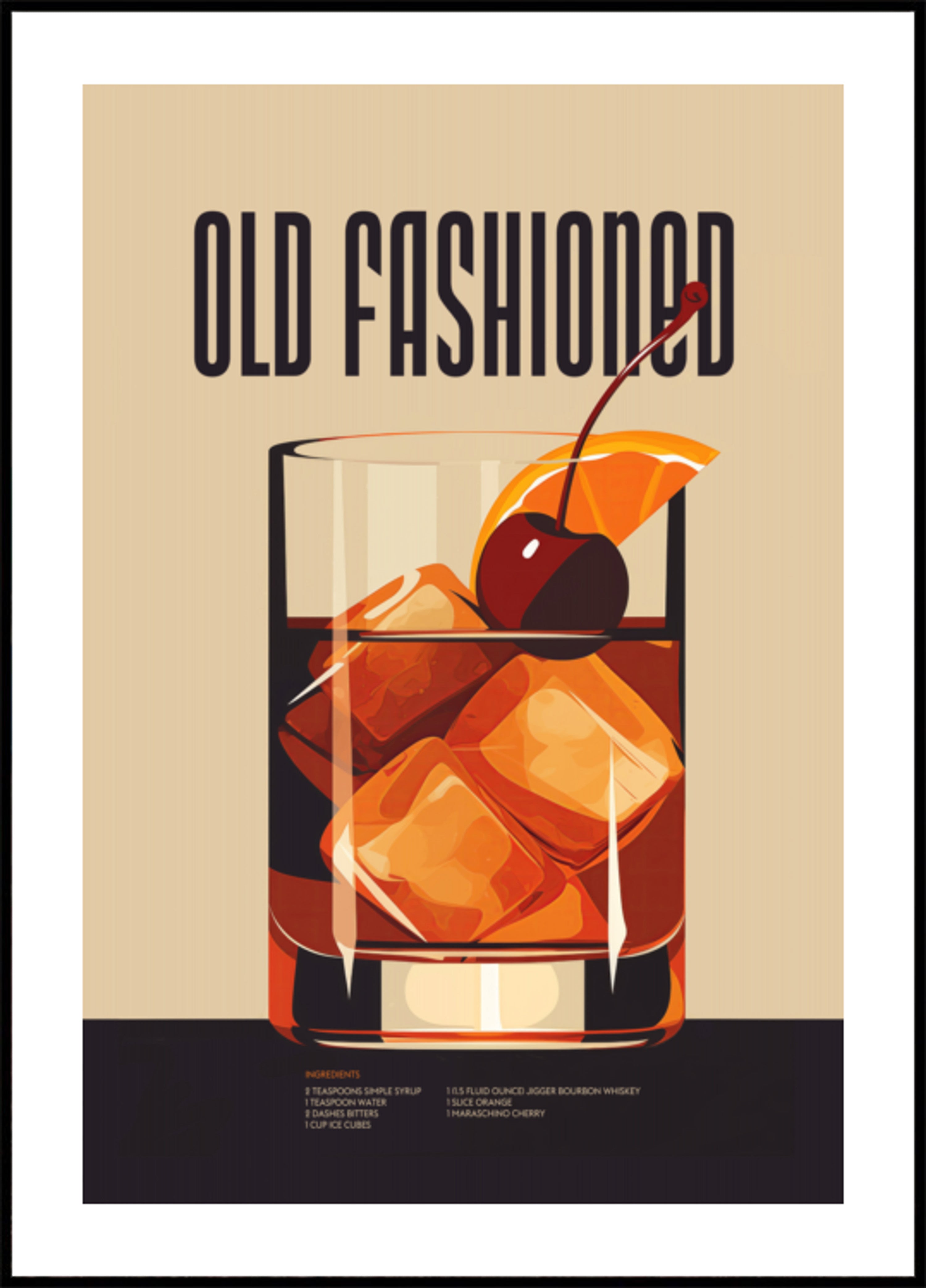 Classic Old Fashioned Cocktail