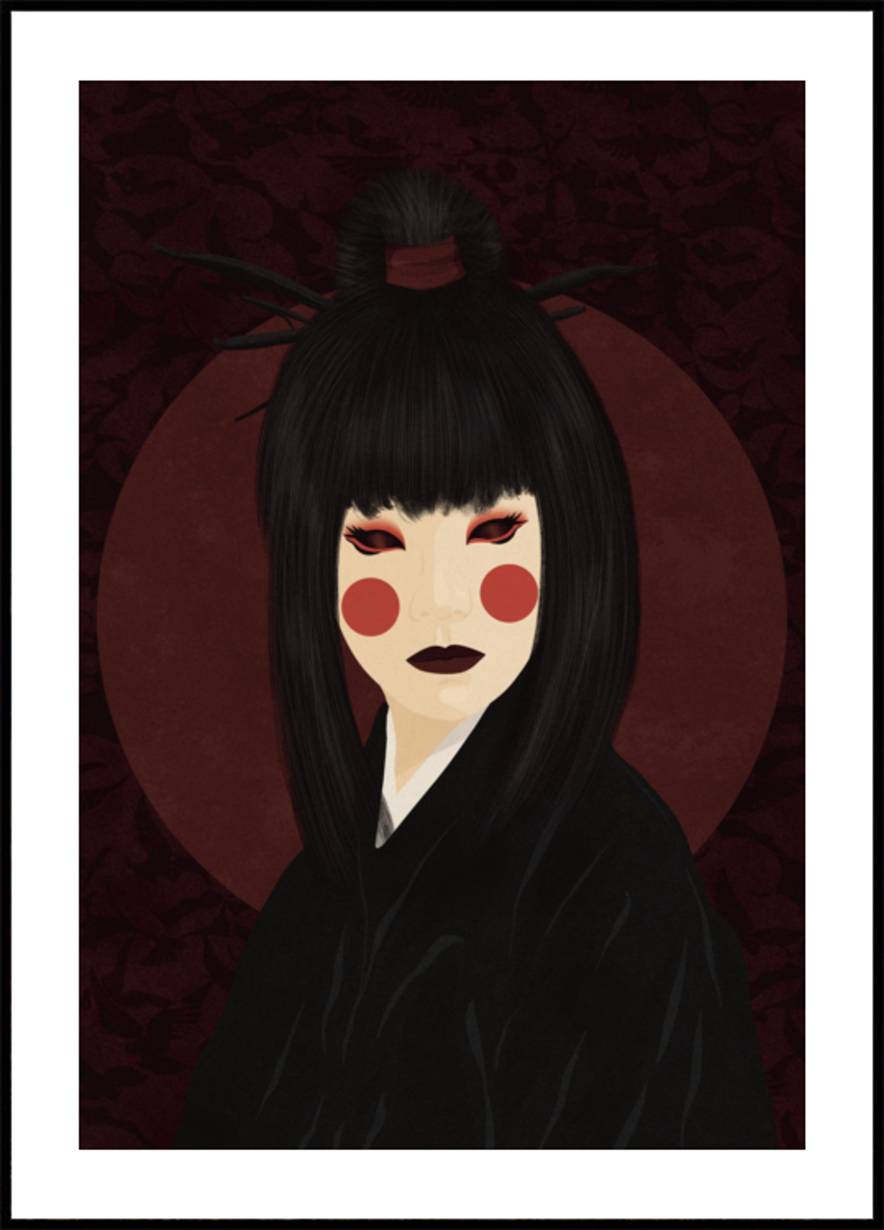 Dramatic Geisha Portrait
