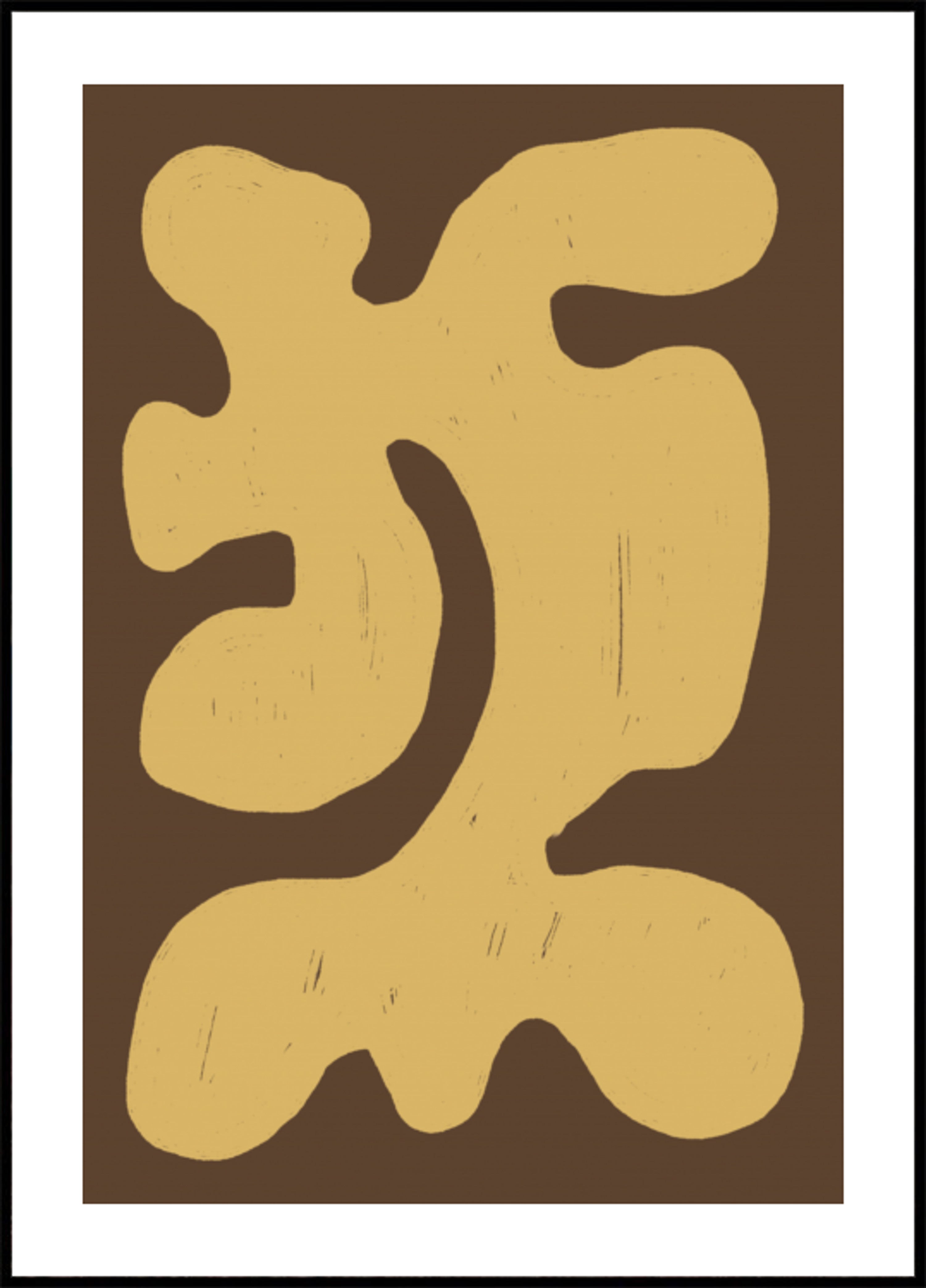 Earthy Organic Abstract Form