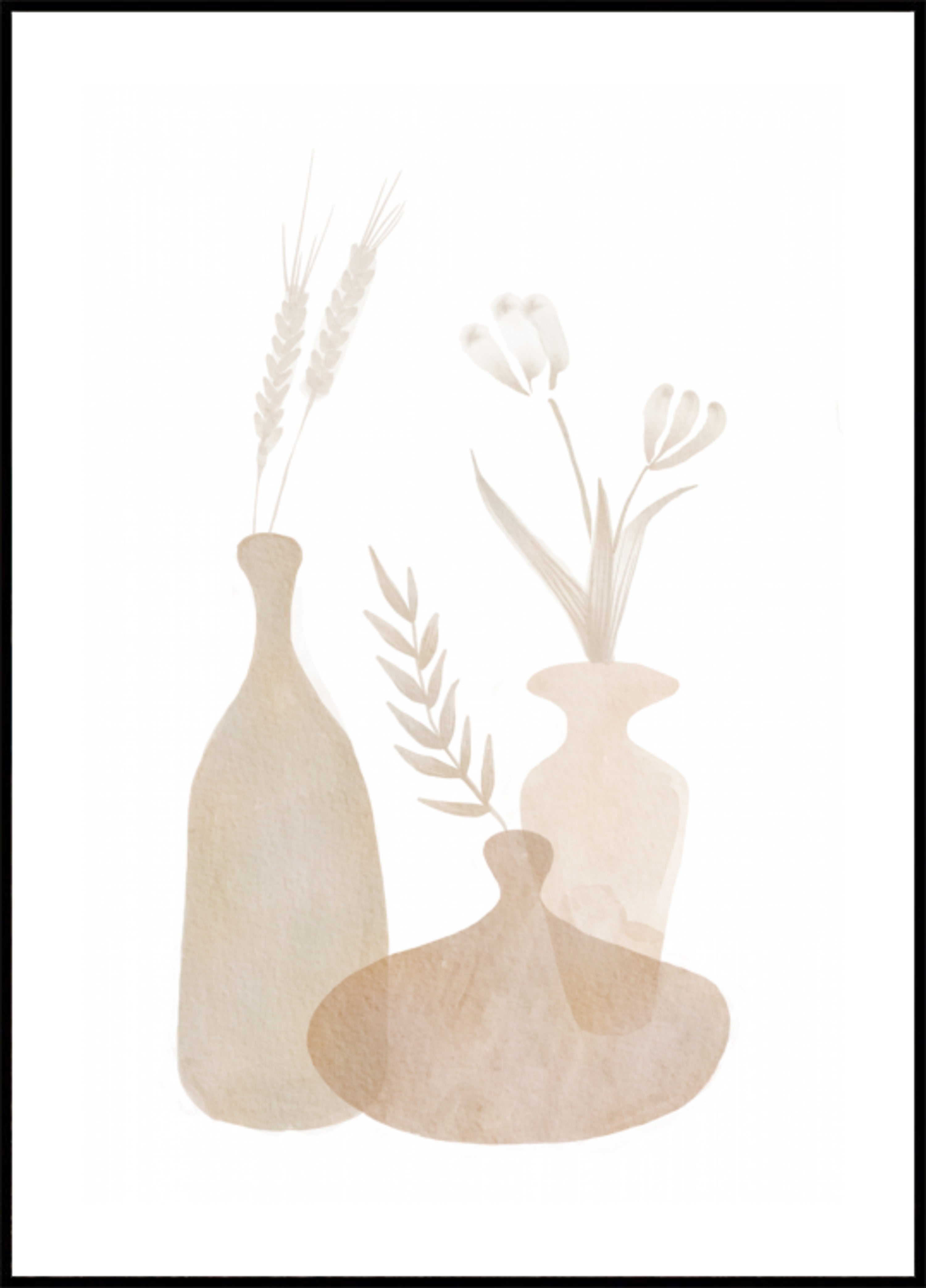 Soft Neutral Vases