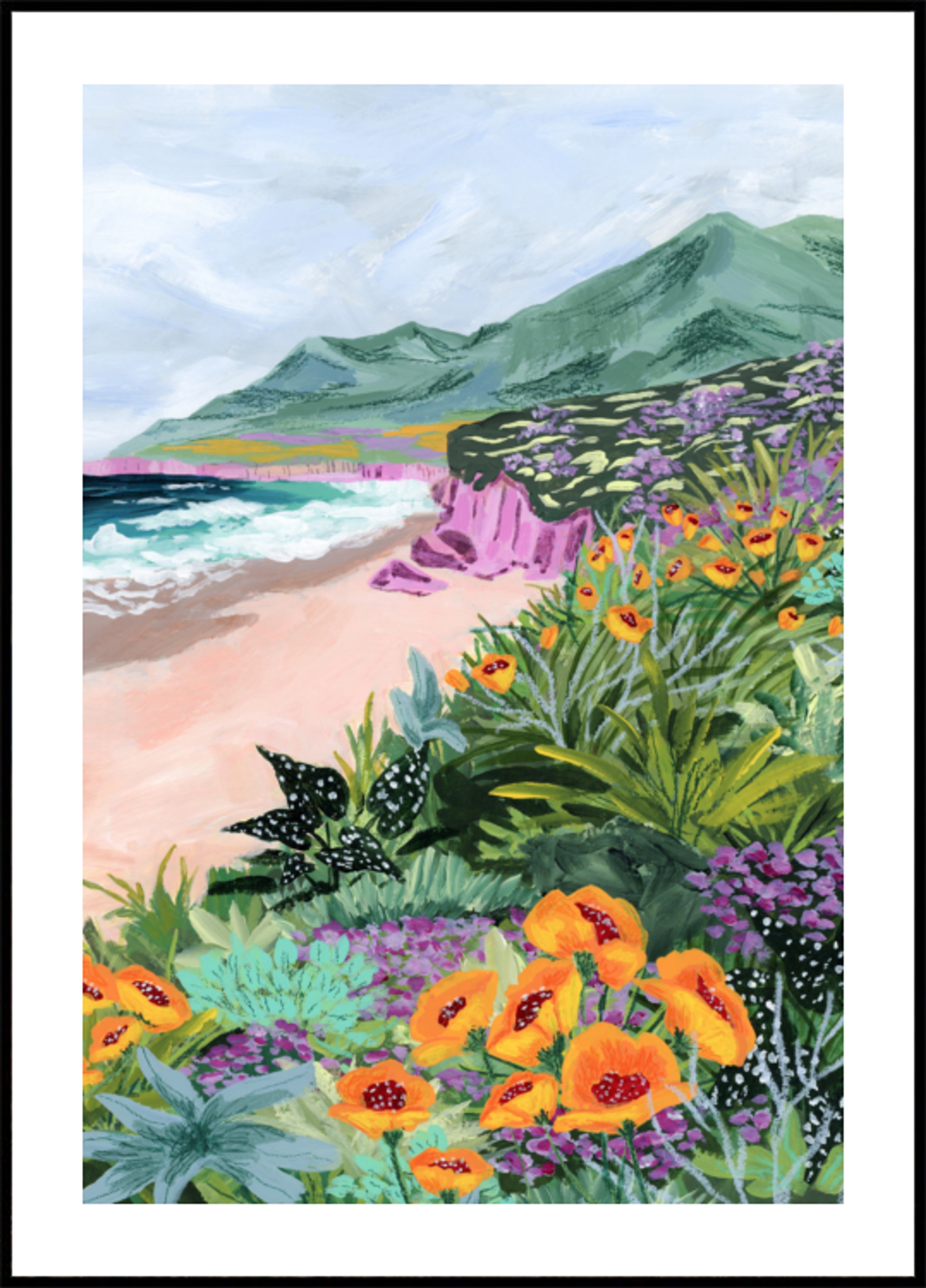 Vibrant Coastal Blooms