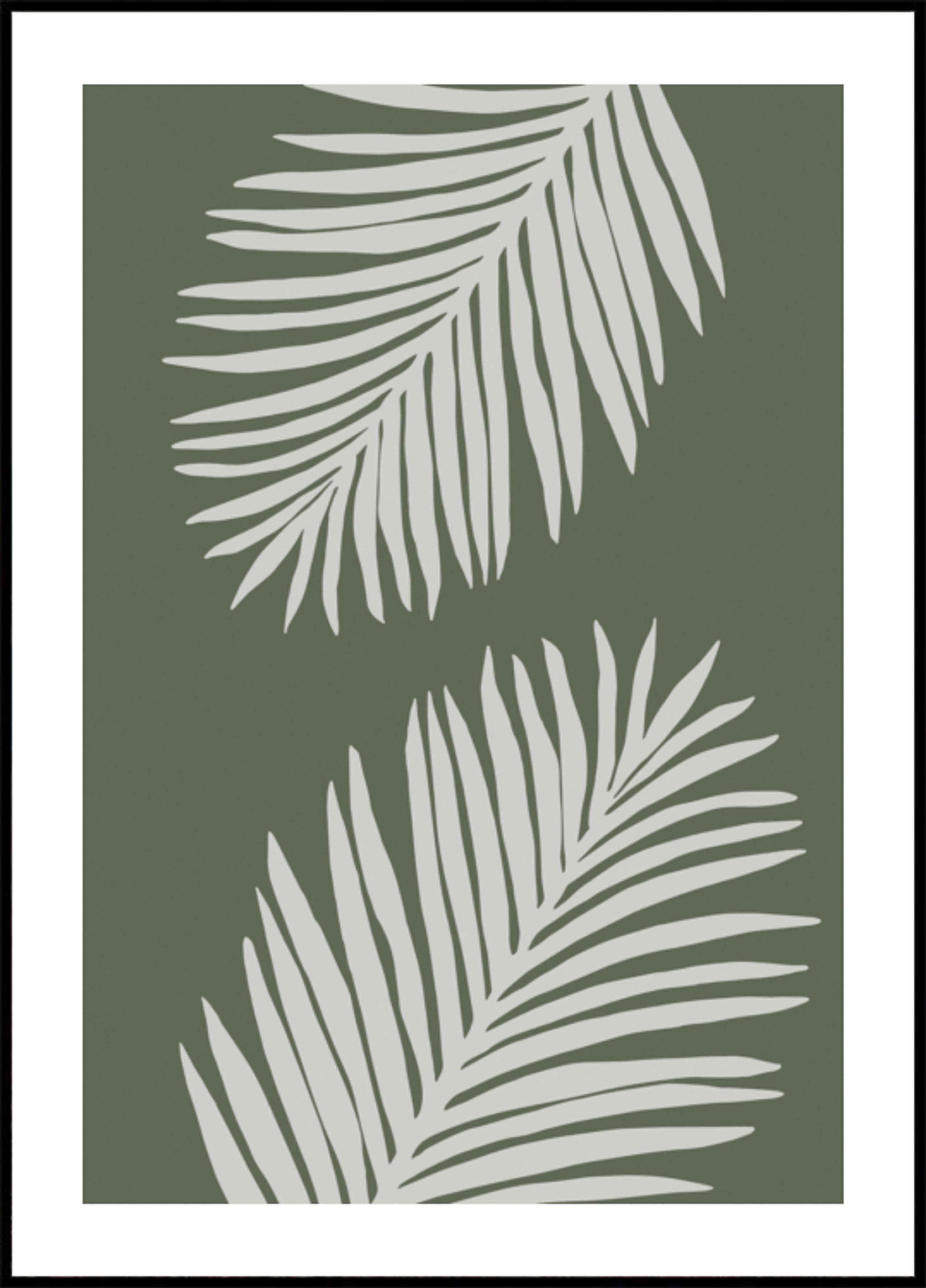 Serene Palm Leaves
