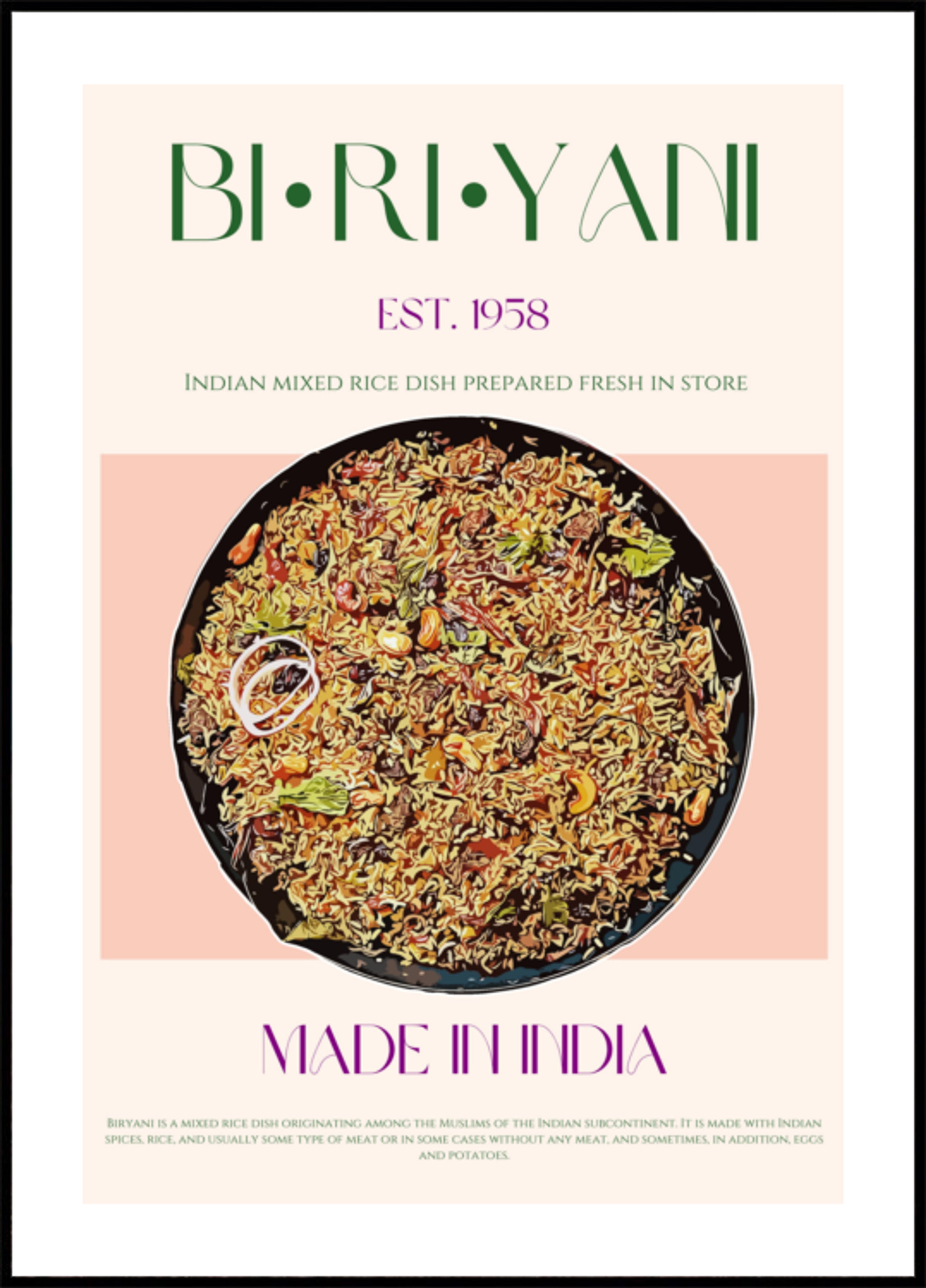 Delicious Indian Biryani