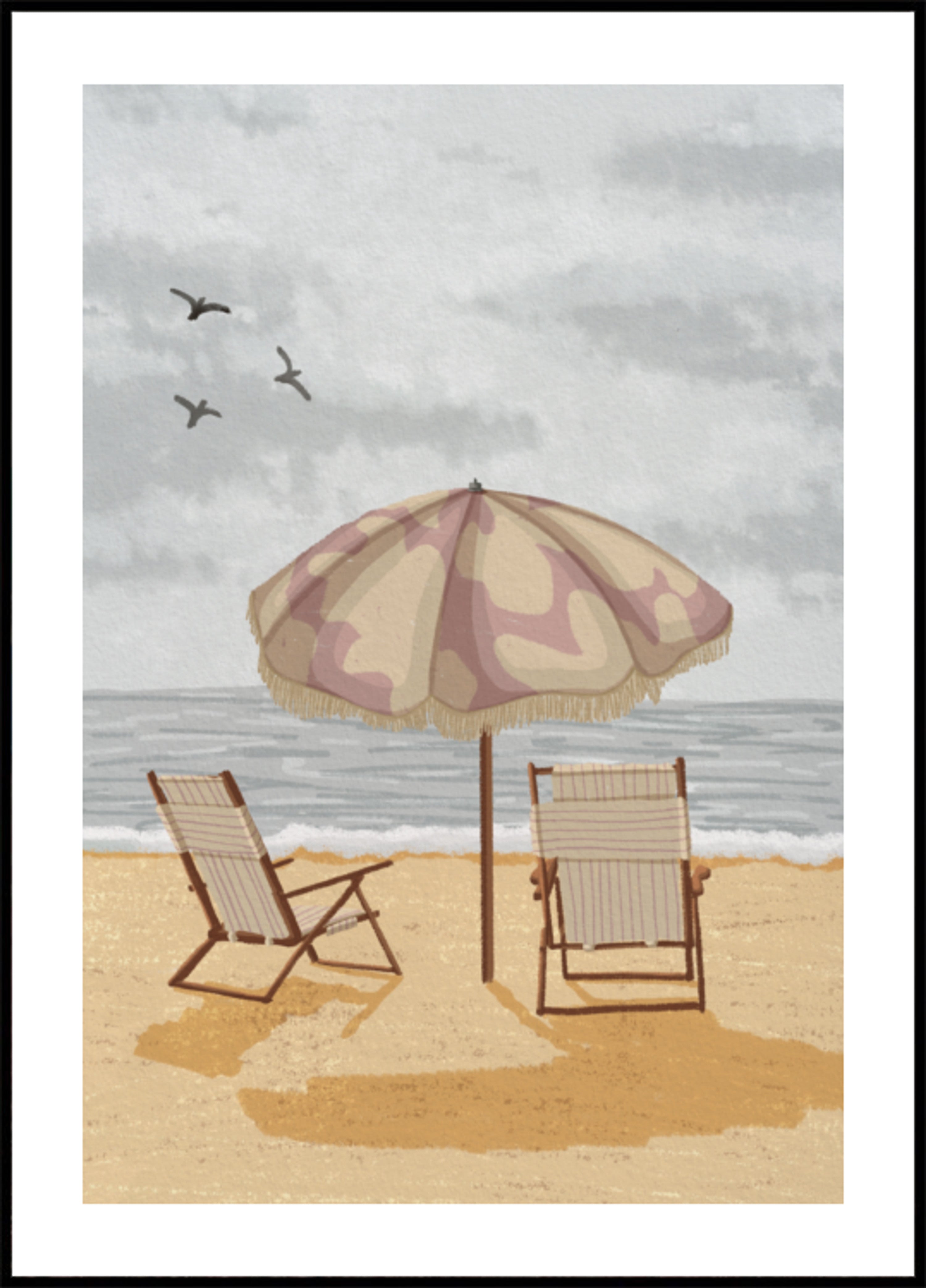 Seaside Umbrella Chairs