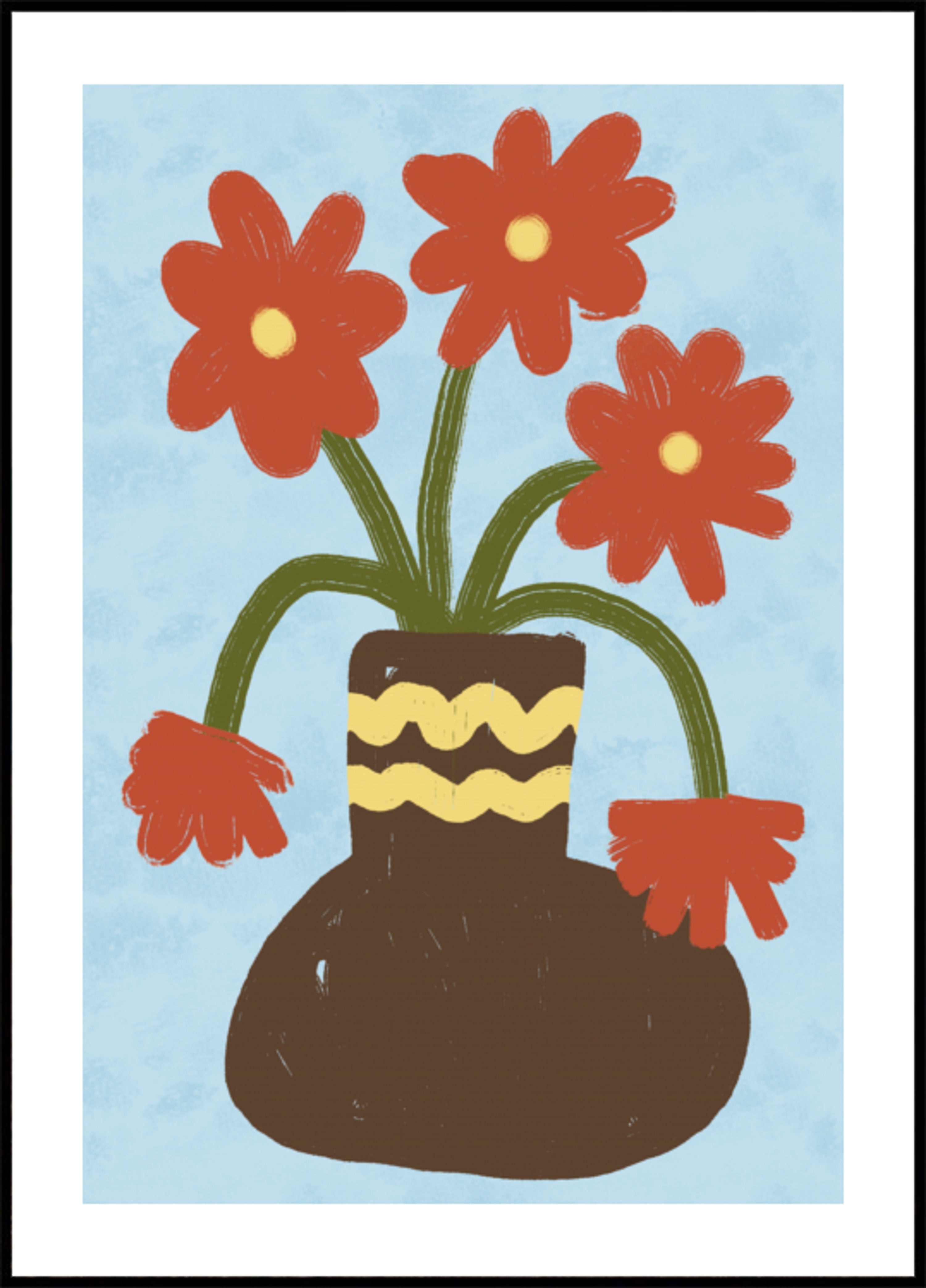 Cheerful Folk Flowers