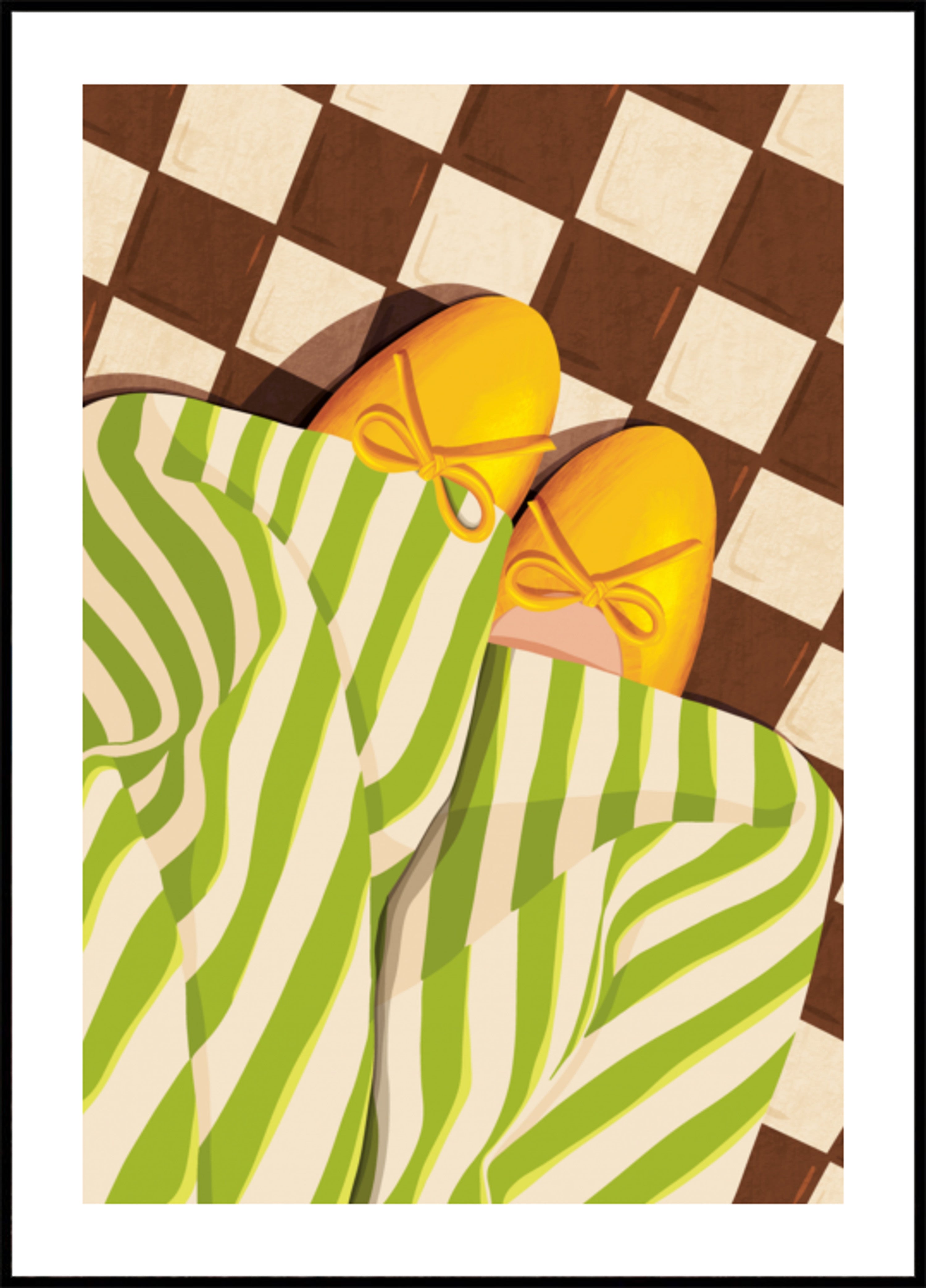 Cozy Striped Feet