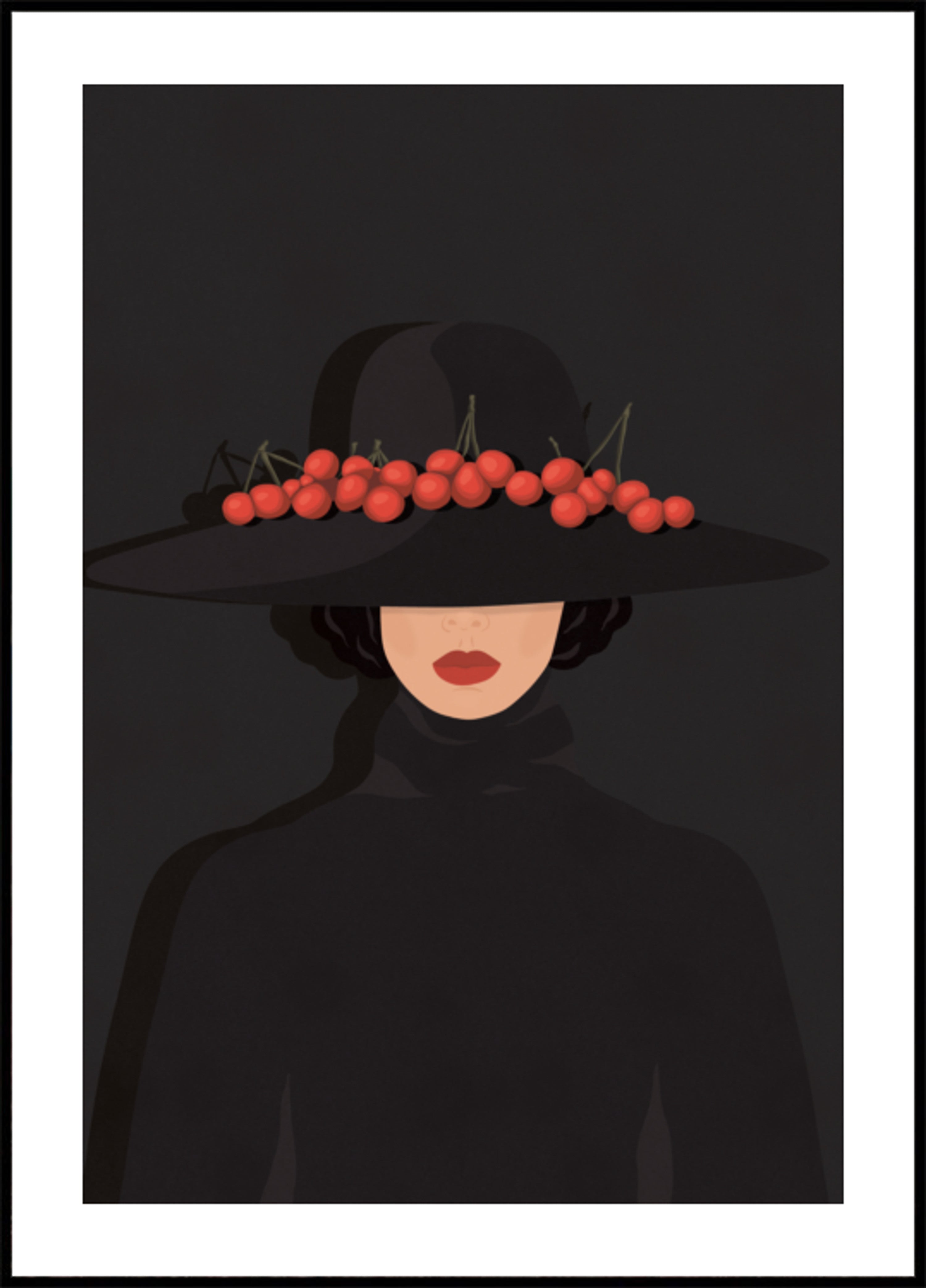 Elegant Cherry Woman