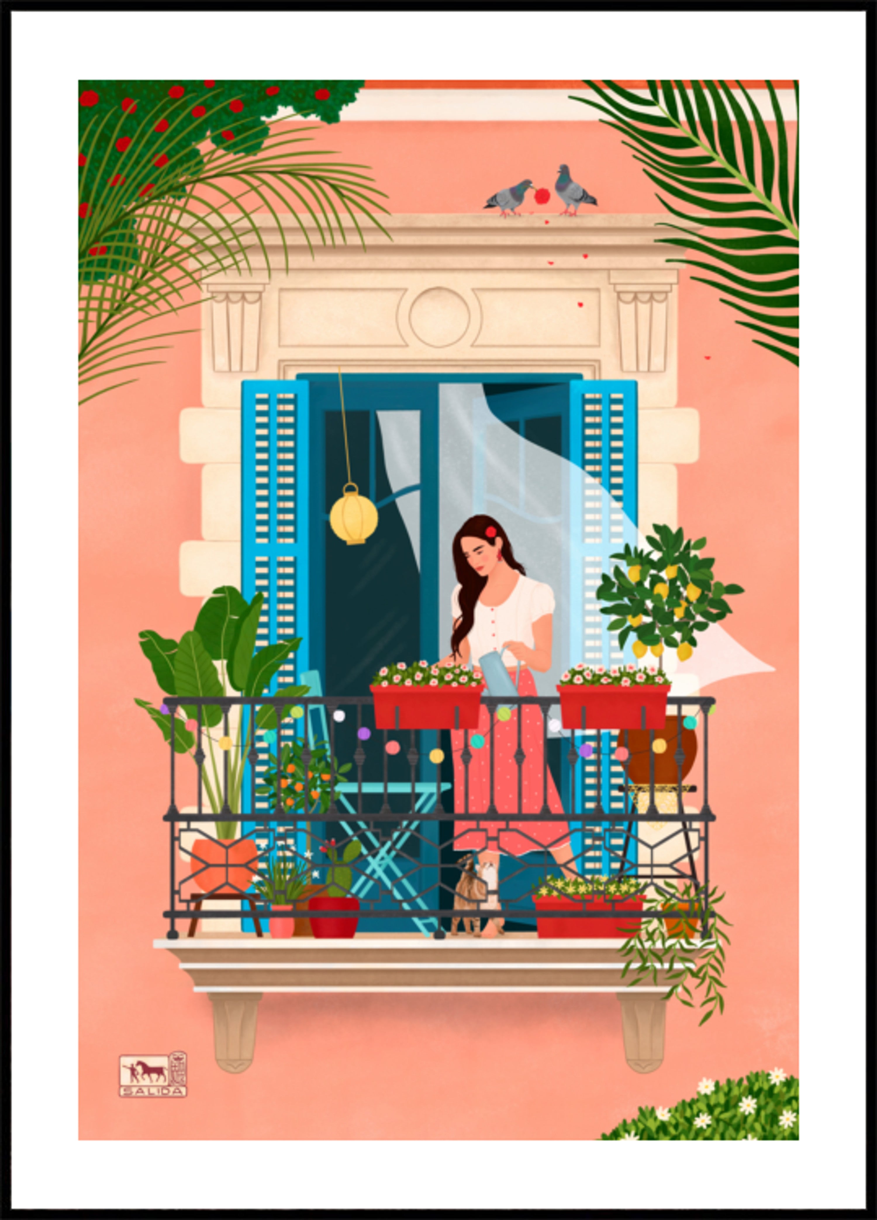 Mediterranean Balcony Garden