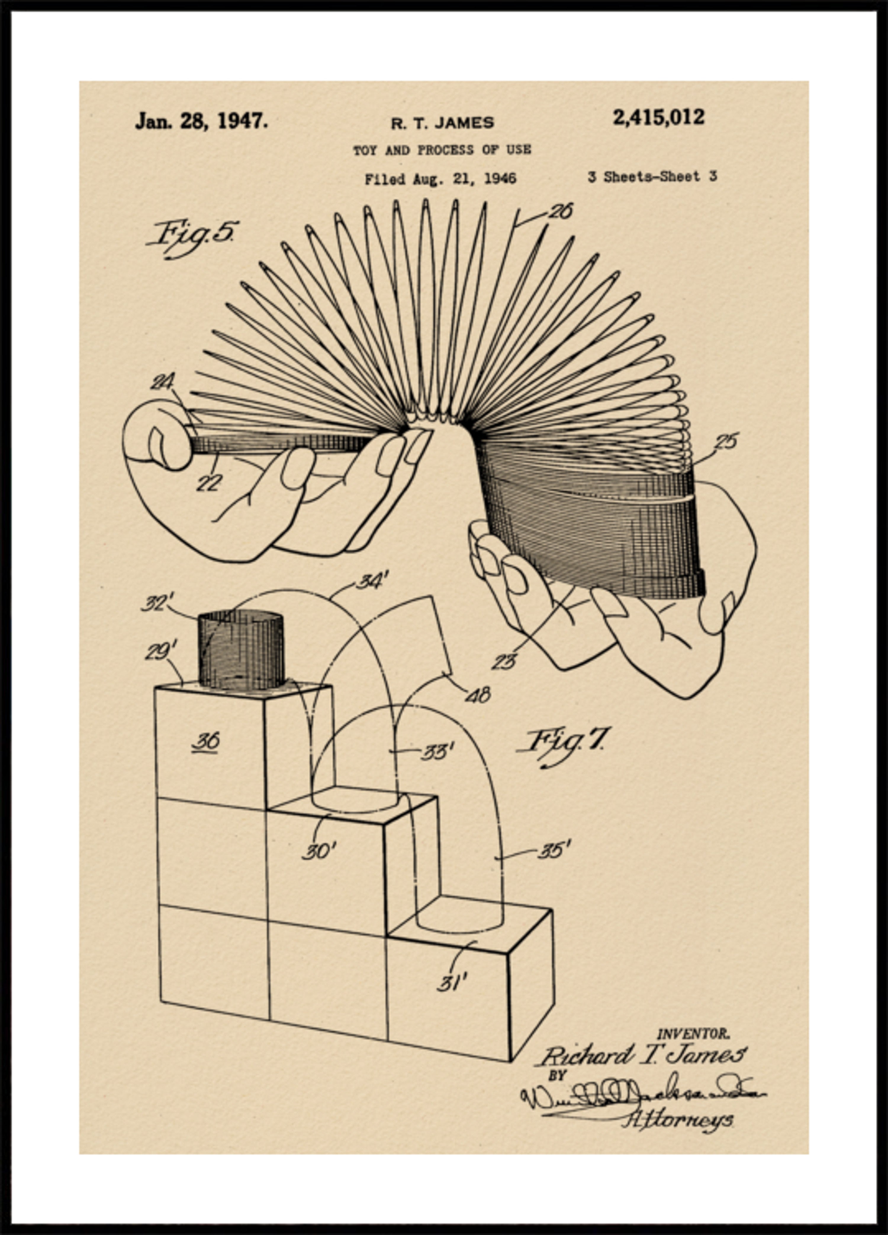 Coiled Spring Toy Patent