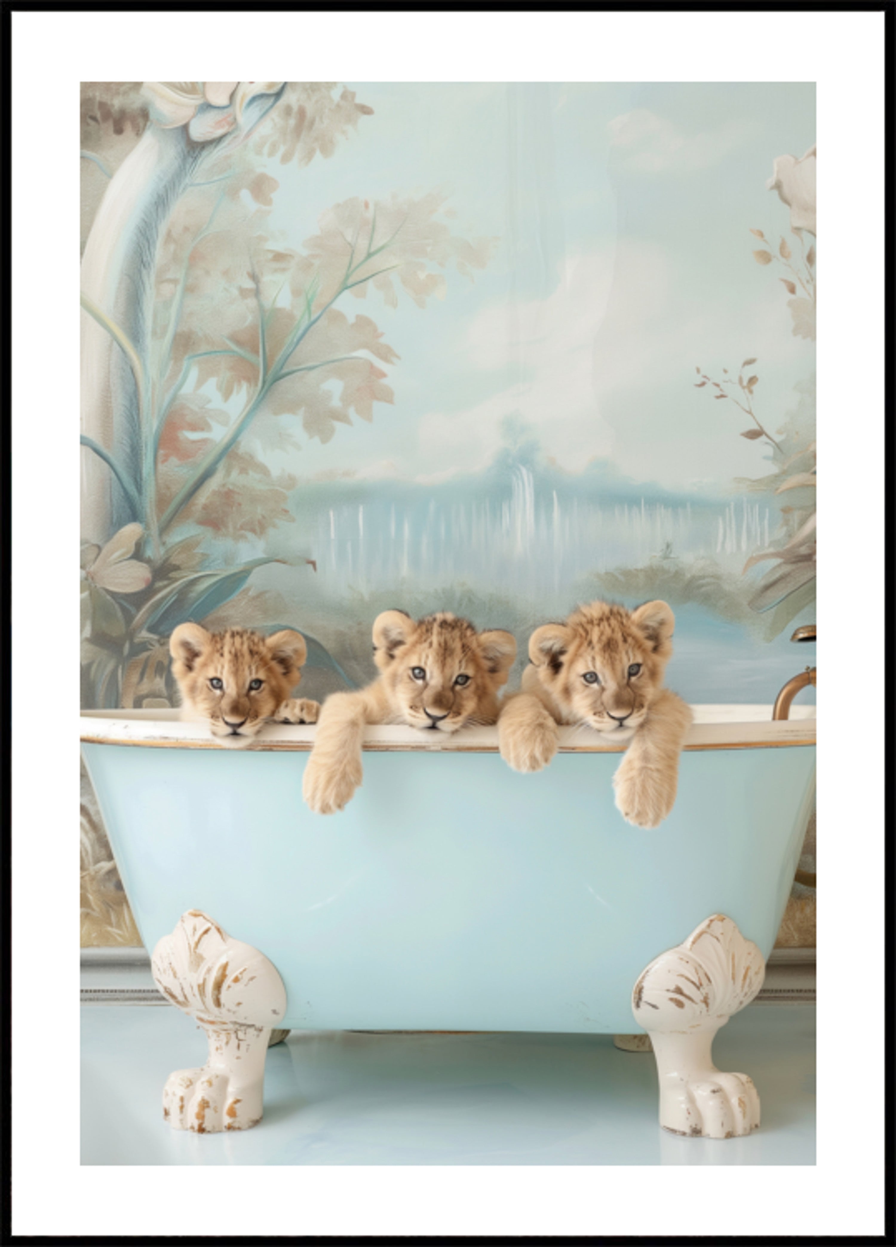 Lion Cubs Bathtub
