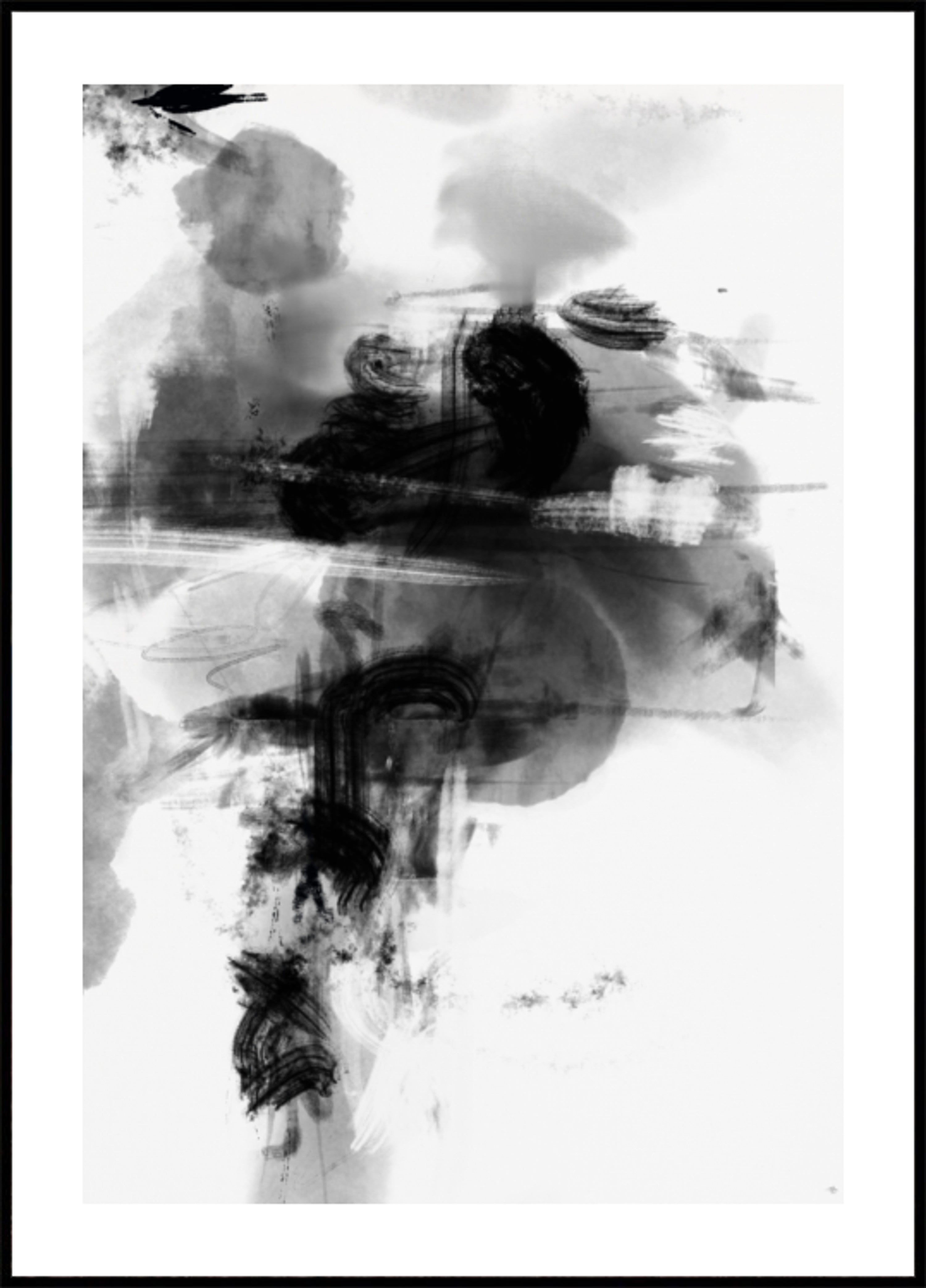 Dynamic Monochrome Abstract