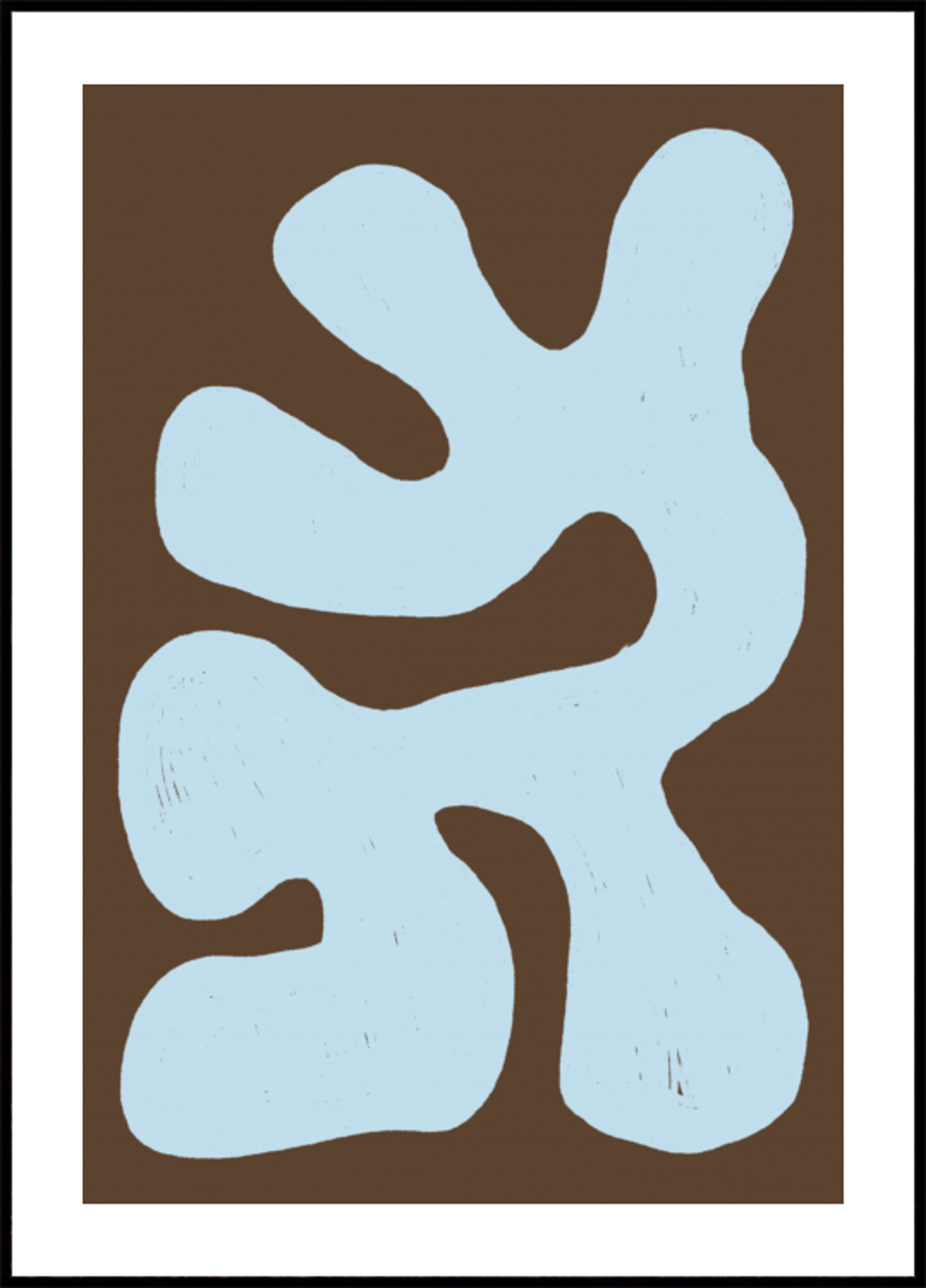 Fluid Organic Blue Shape
