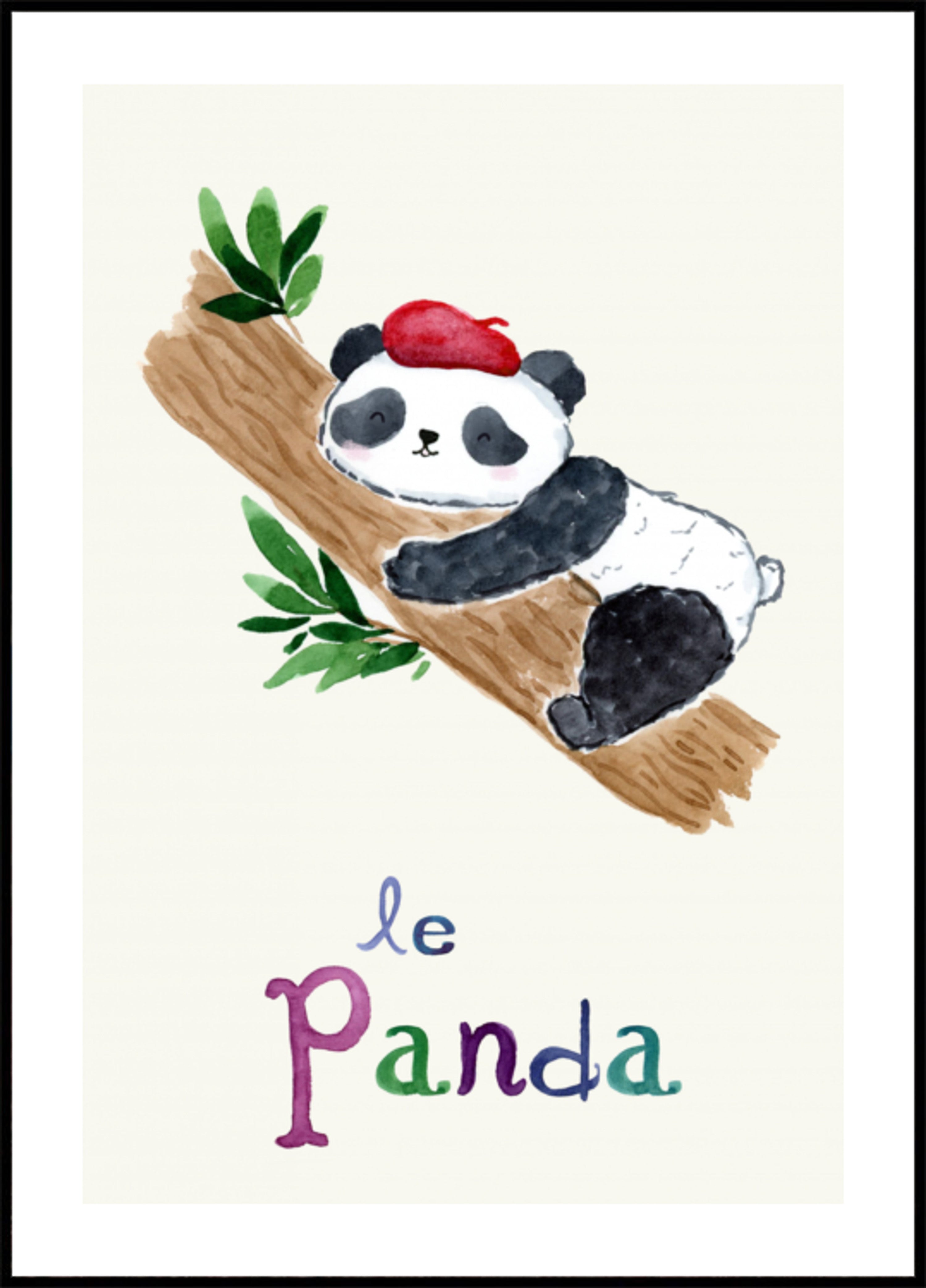 Sleeping French Panda