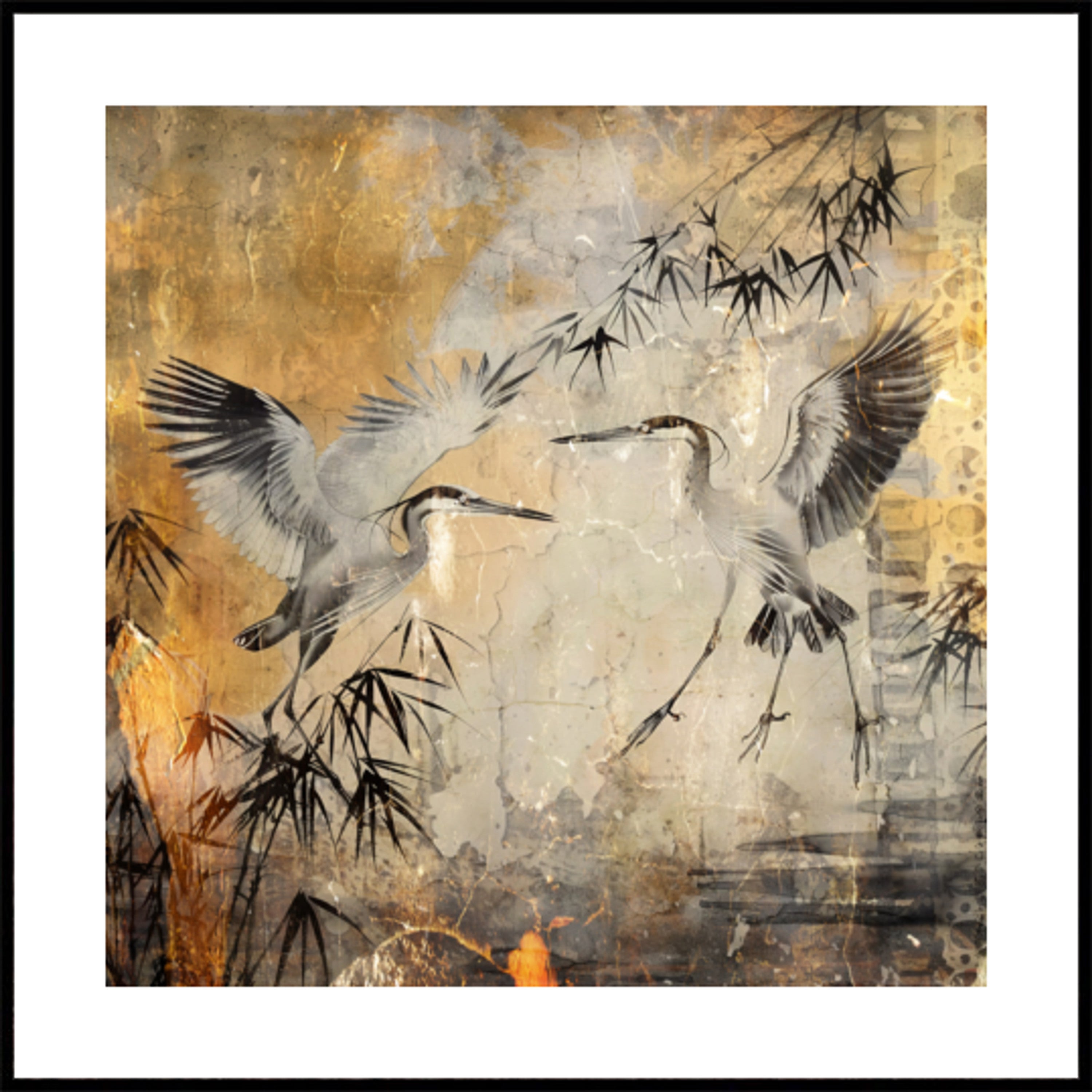 Bird Birds Animal Vintage Art Illustration Wallart 25