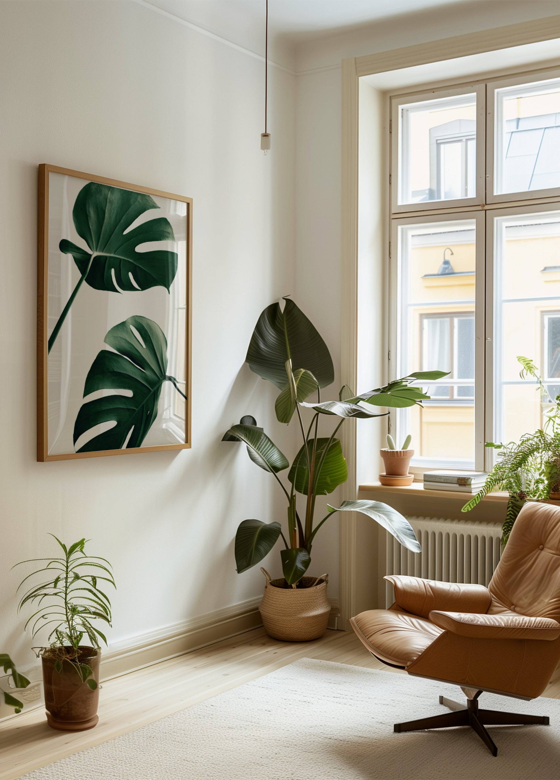 Tropical Monstera Leaves