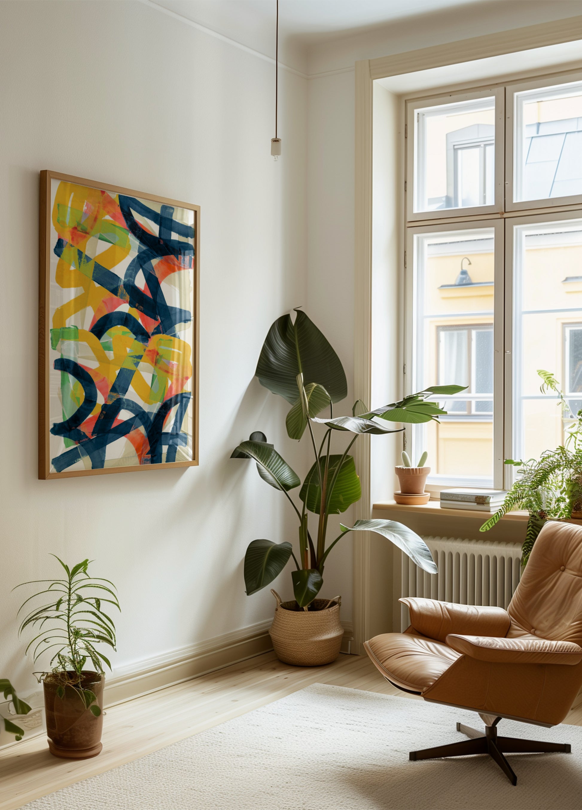 Vibrant Abstract Strokes