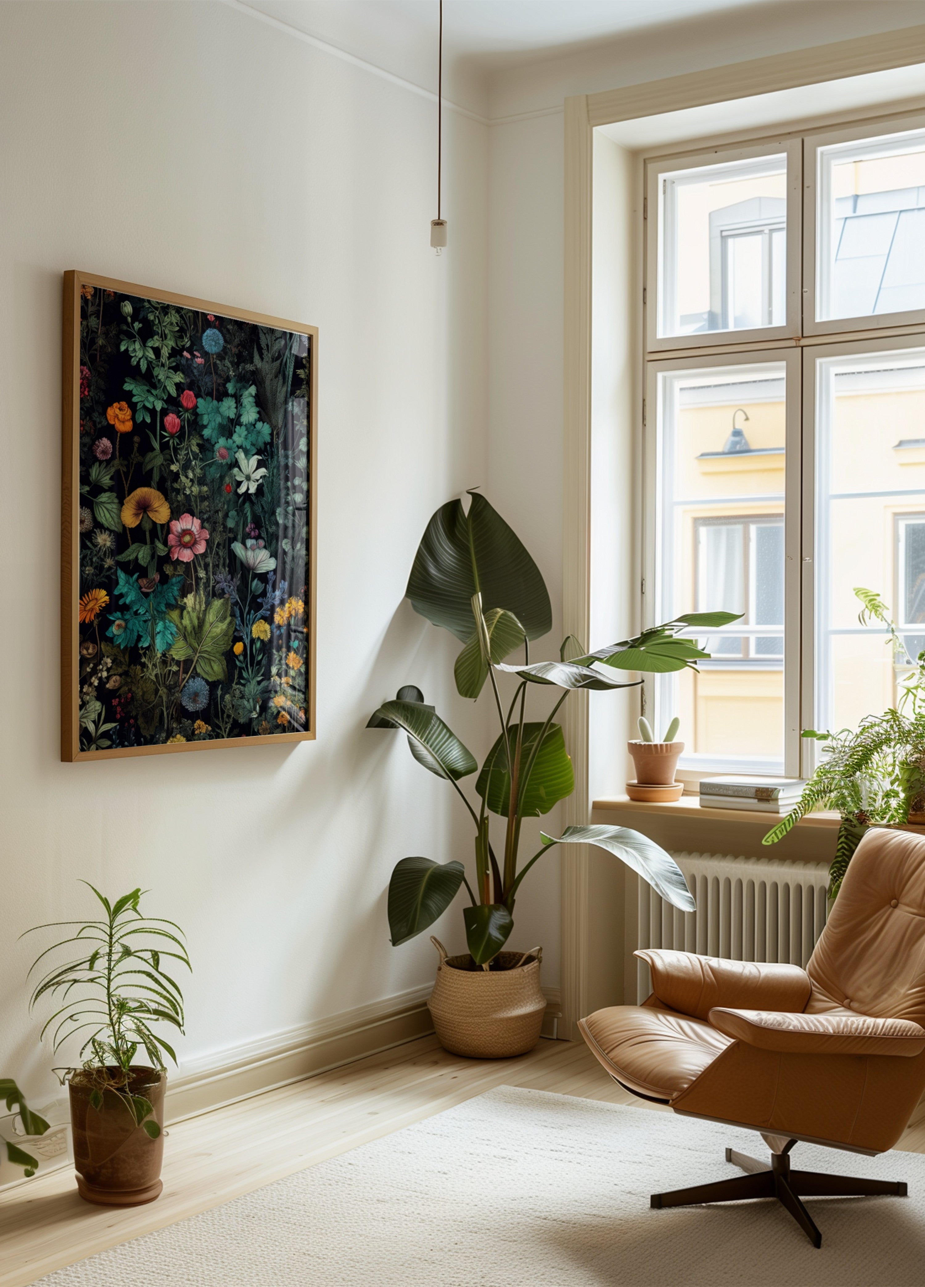 Dark Floral Garden