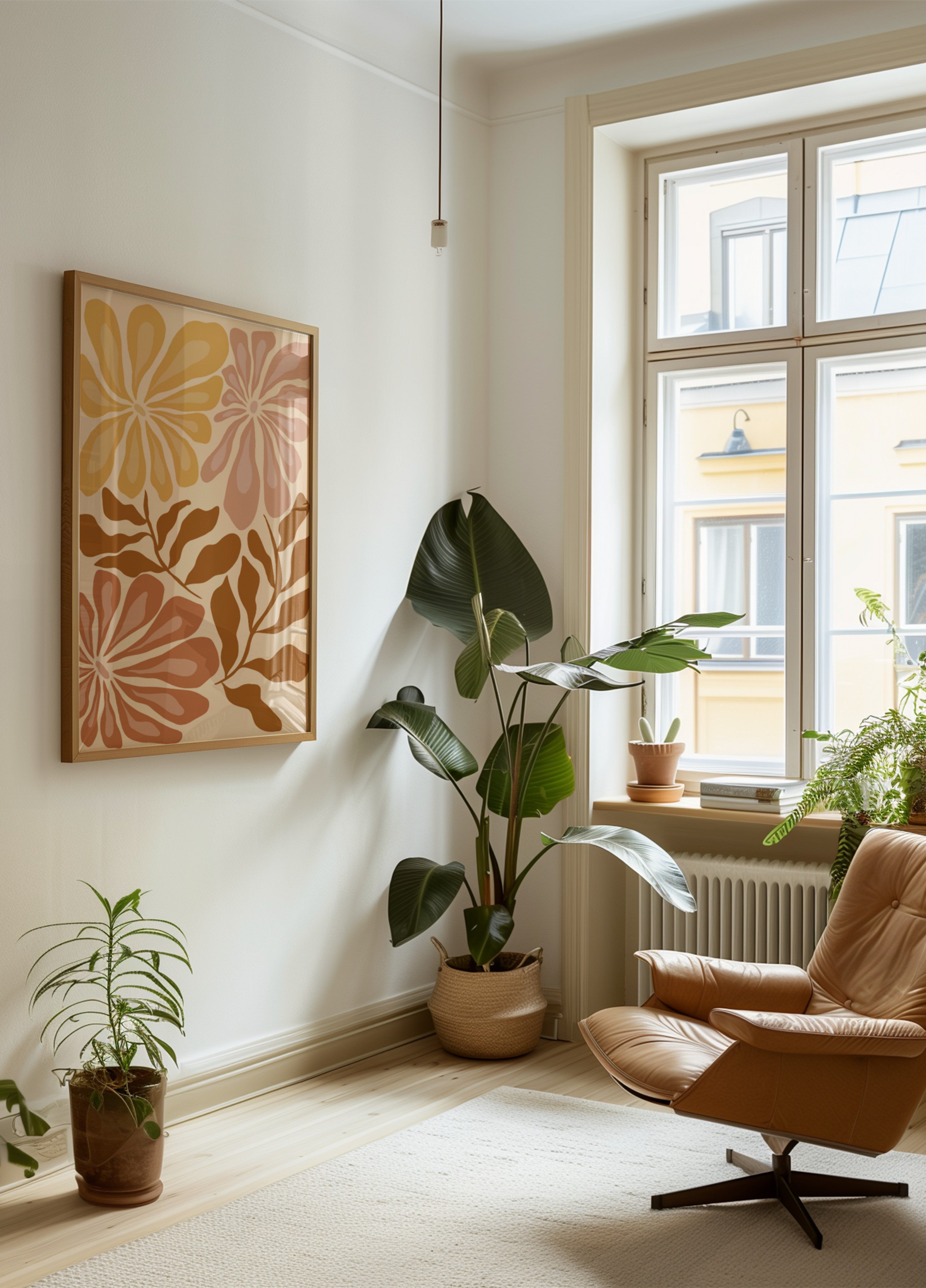 Boho Floral Earth Tones