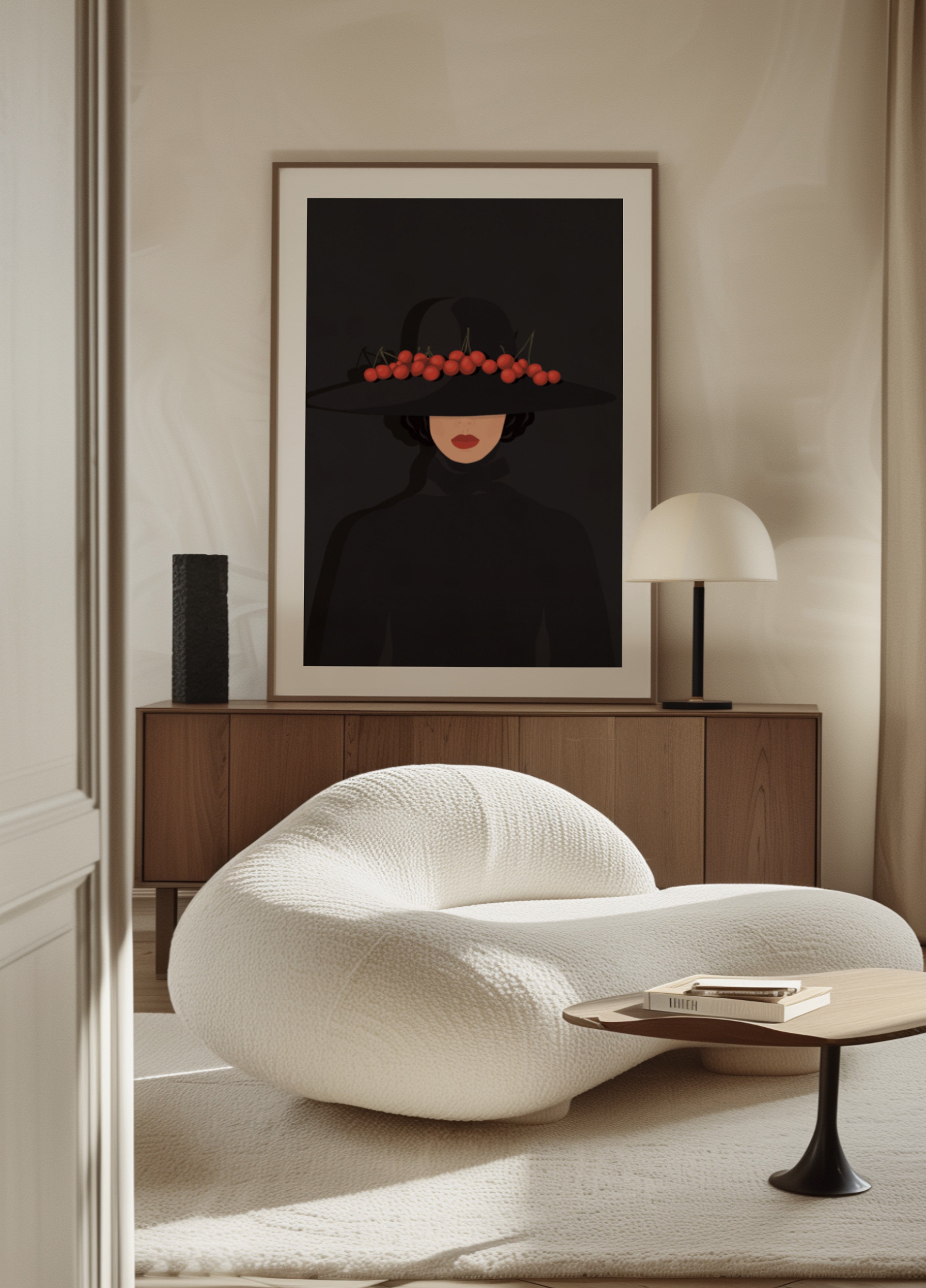 Elegant Cherry Woman
