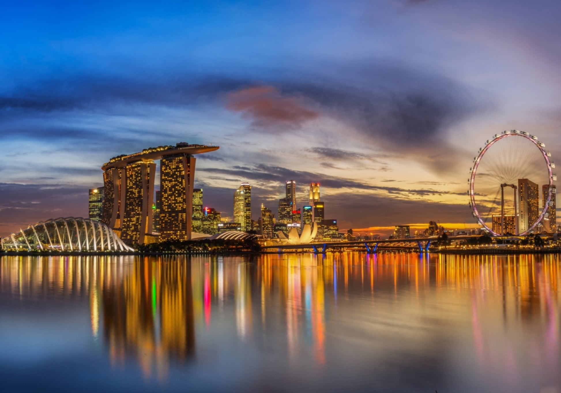 Marina Bay Twilight Glow