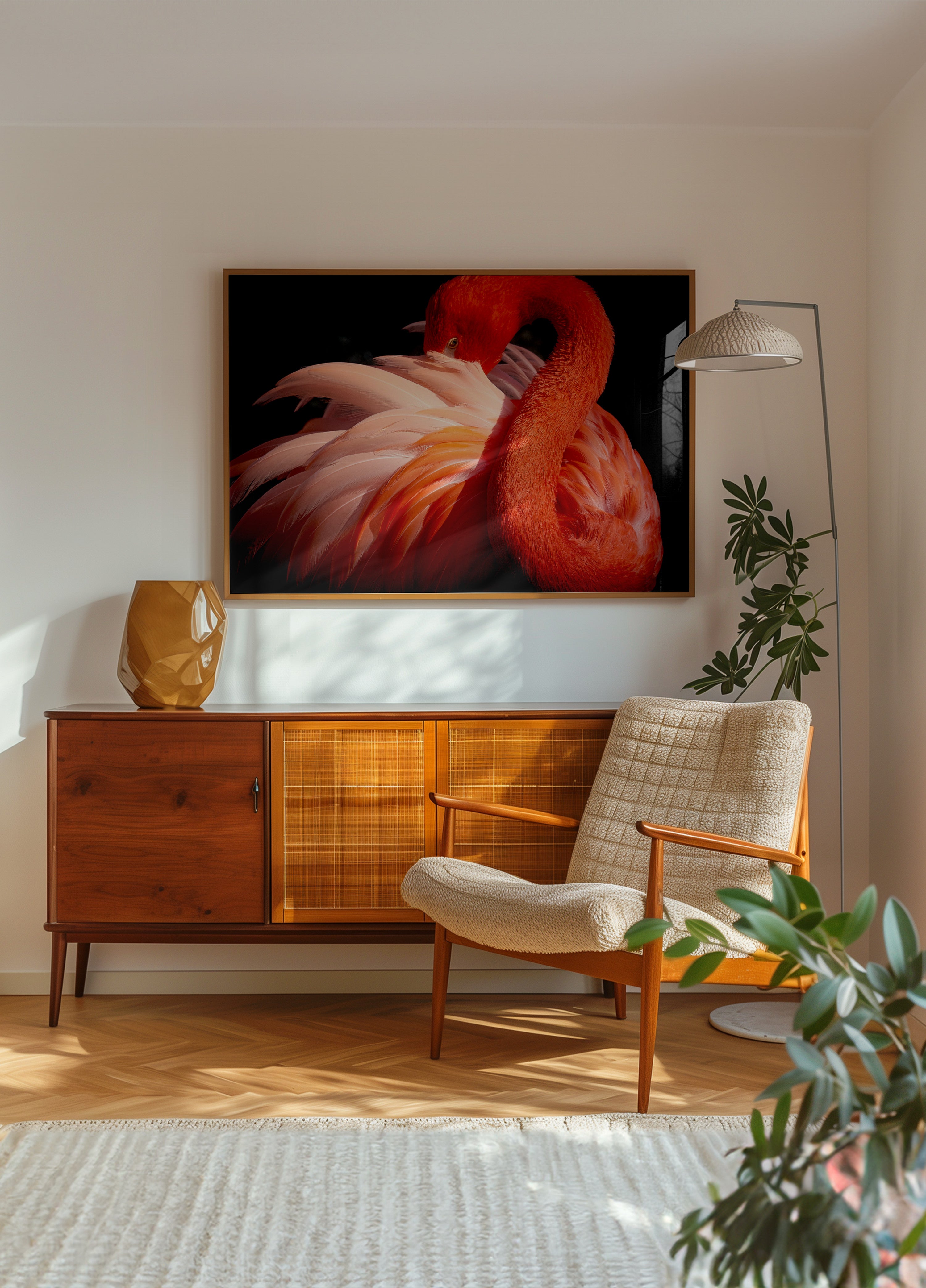 Elegant Pink Flamingo