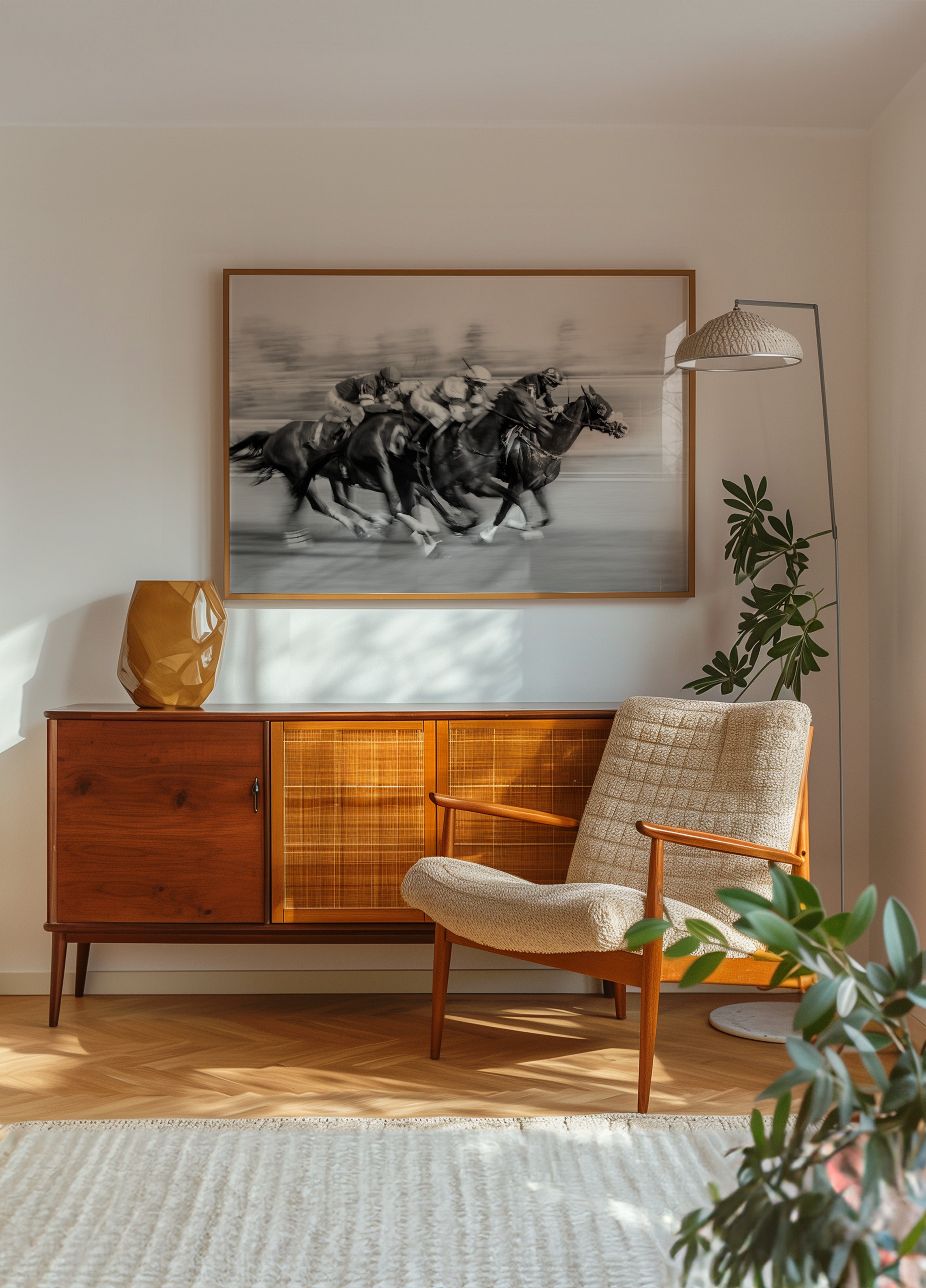 Galloping Racehorses