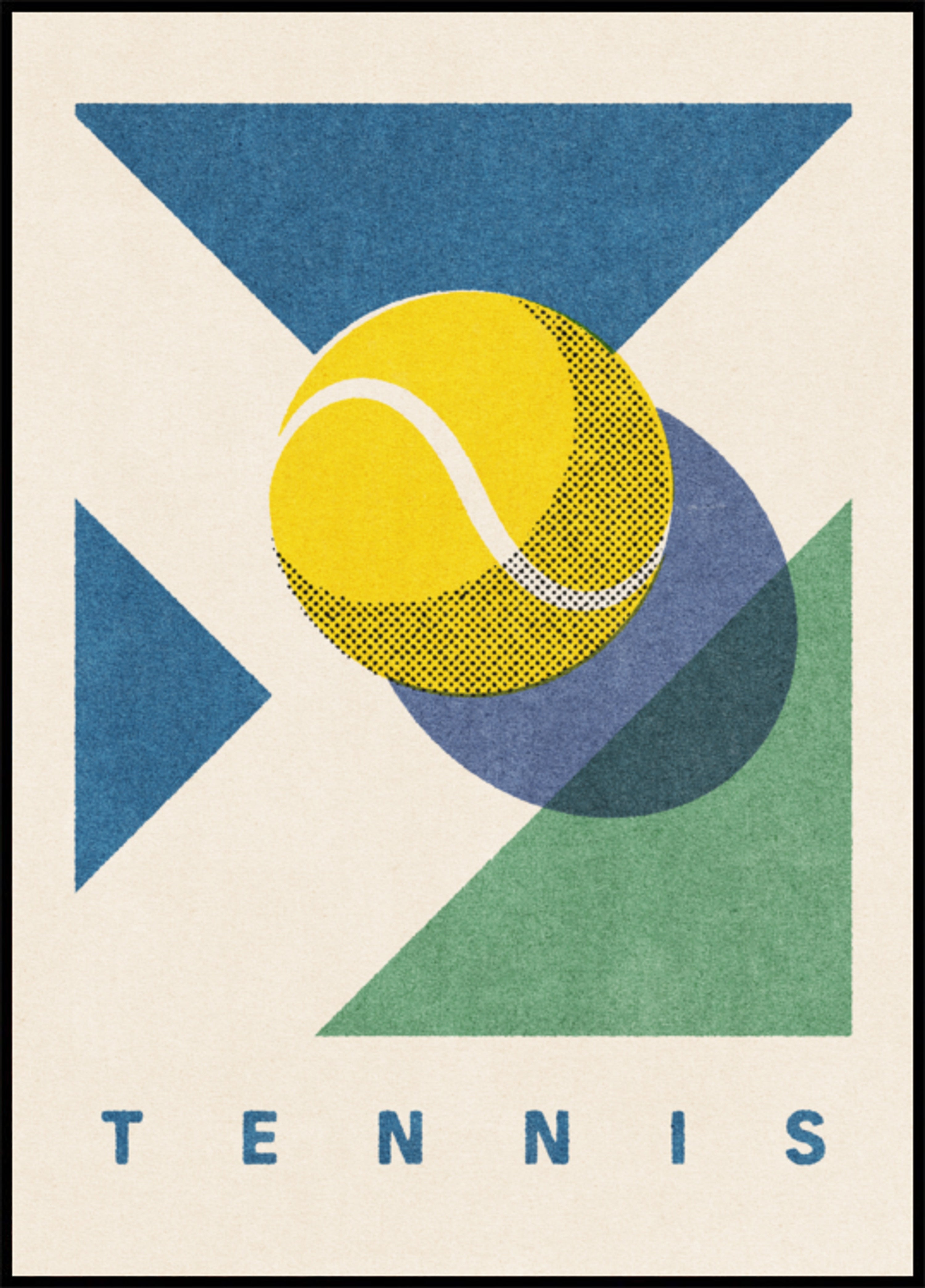 Geometric Tennis Ball