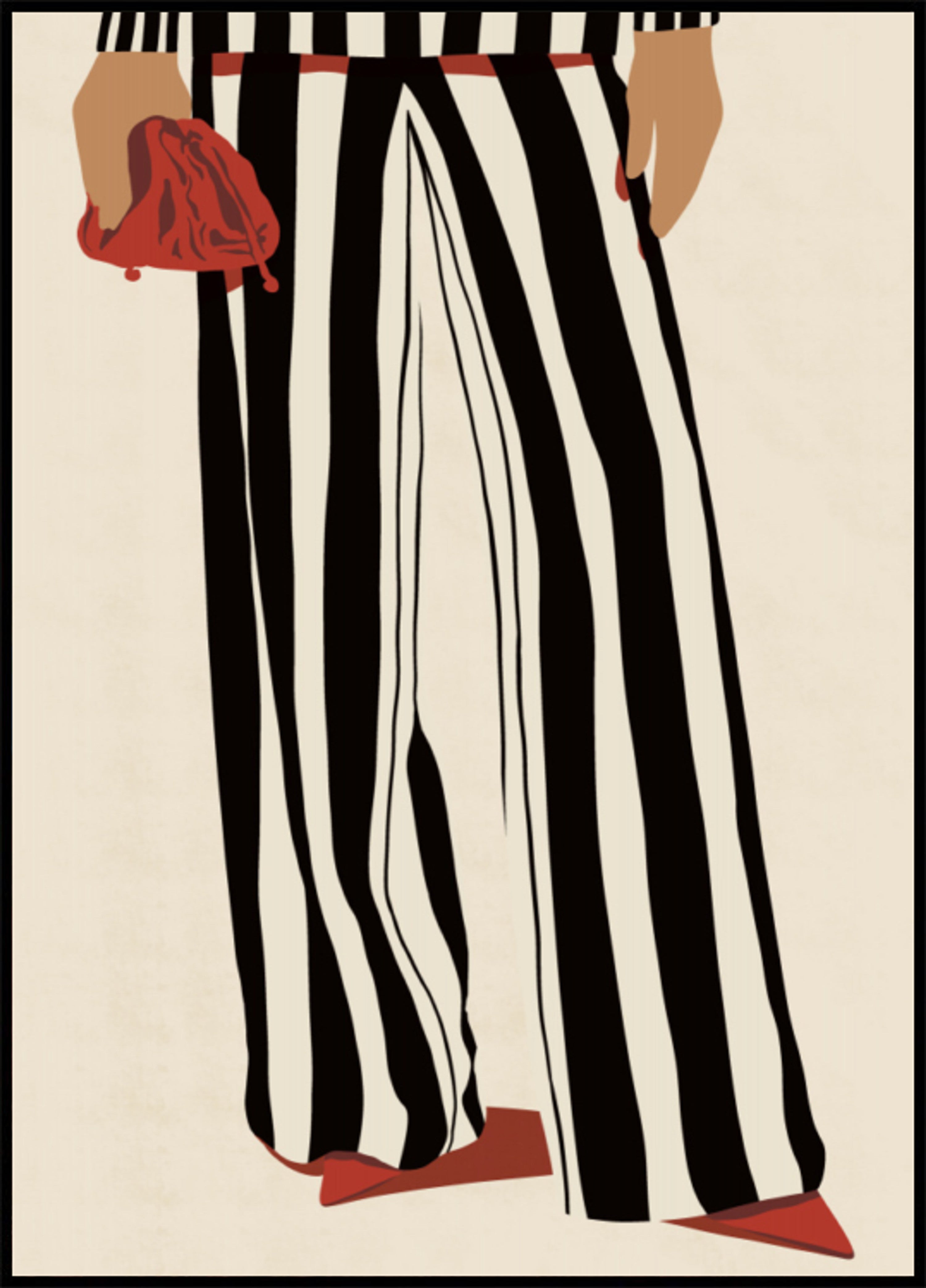 Red Heels and Stripes