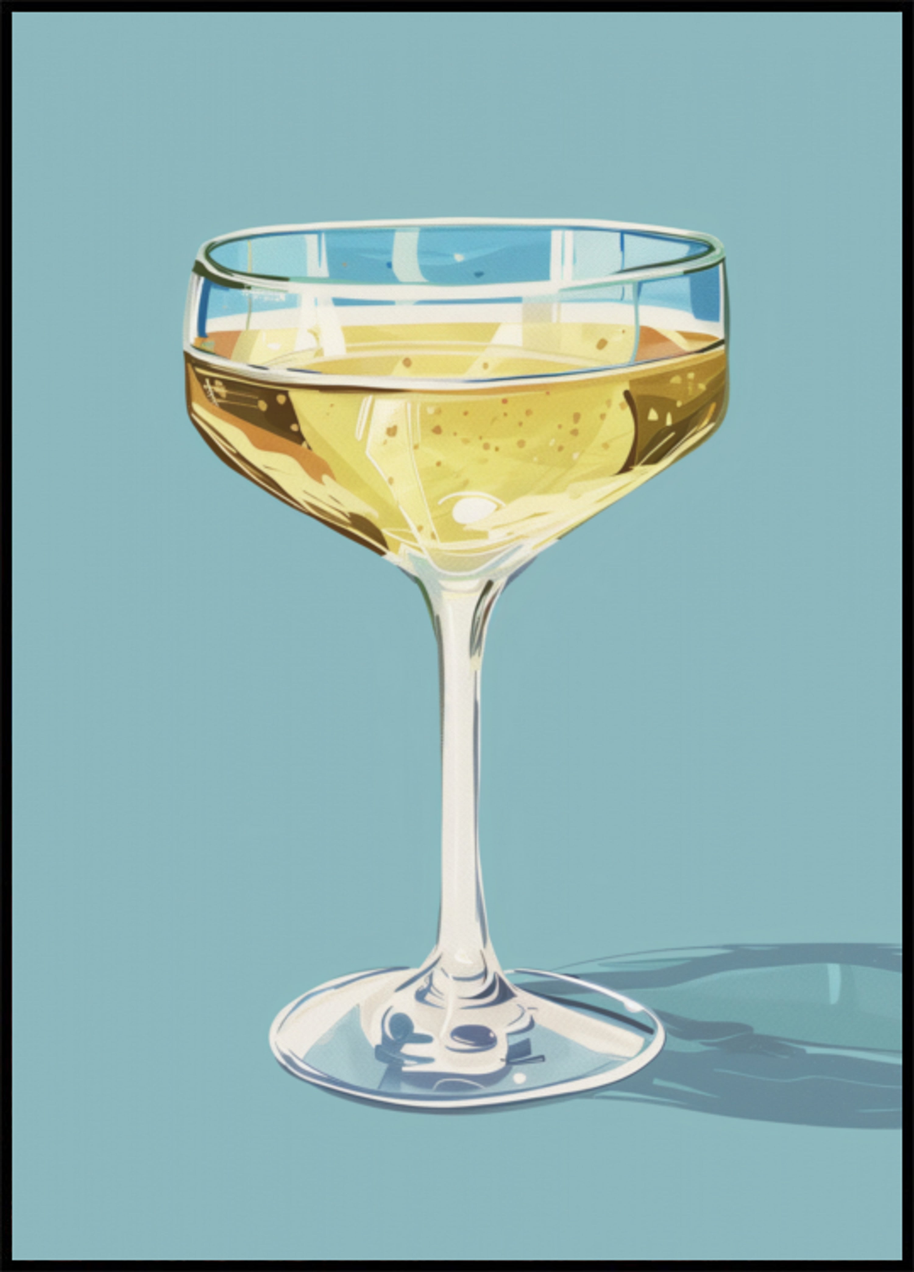 Sparkling Champagne Coupe