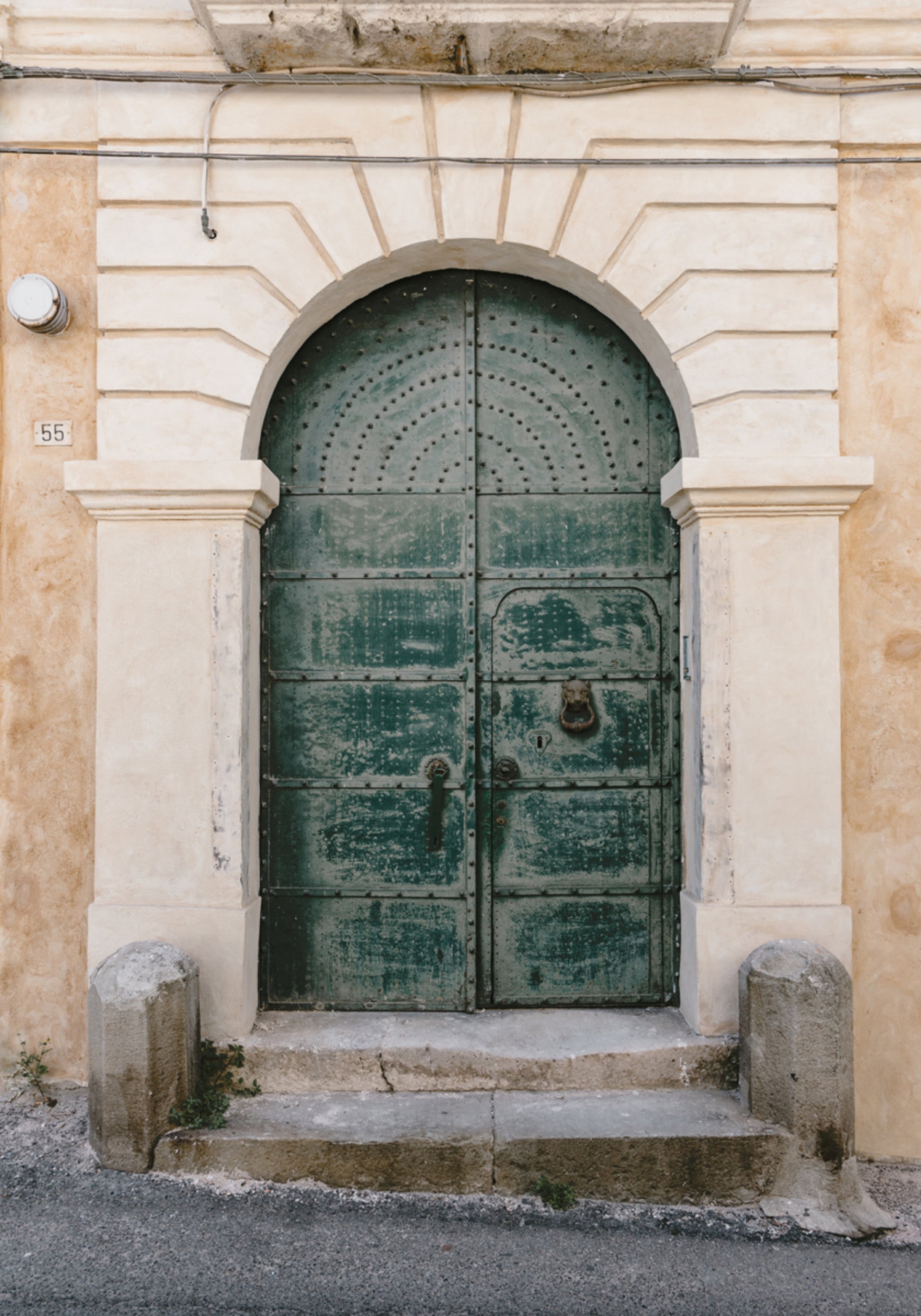 Historic Green Doorway