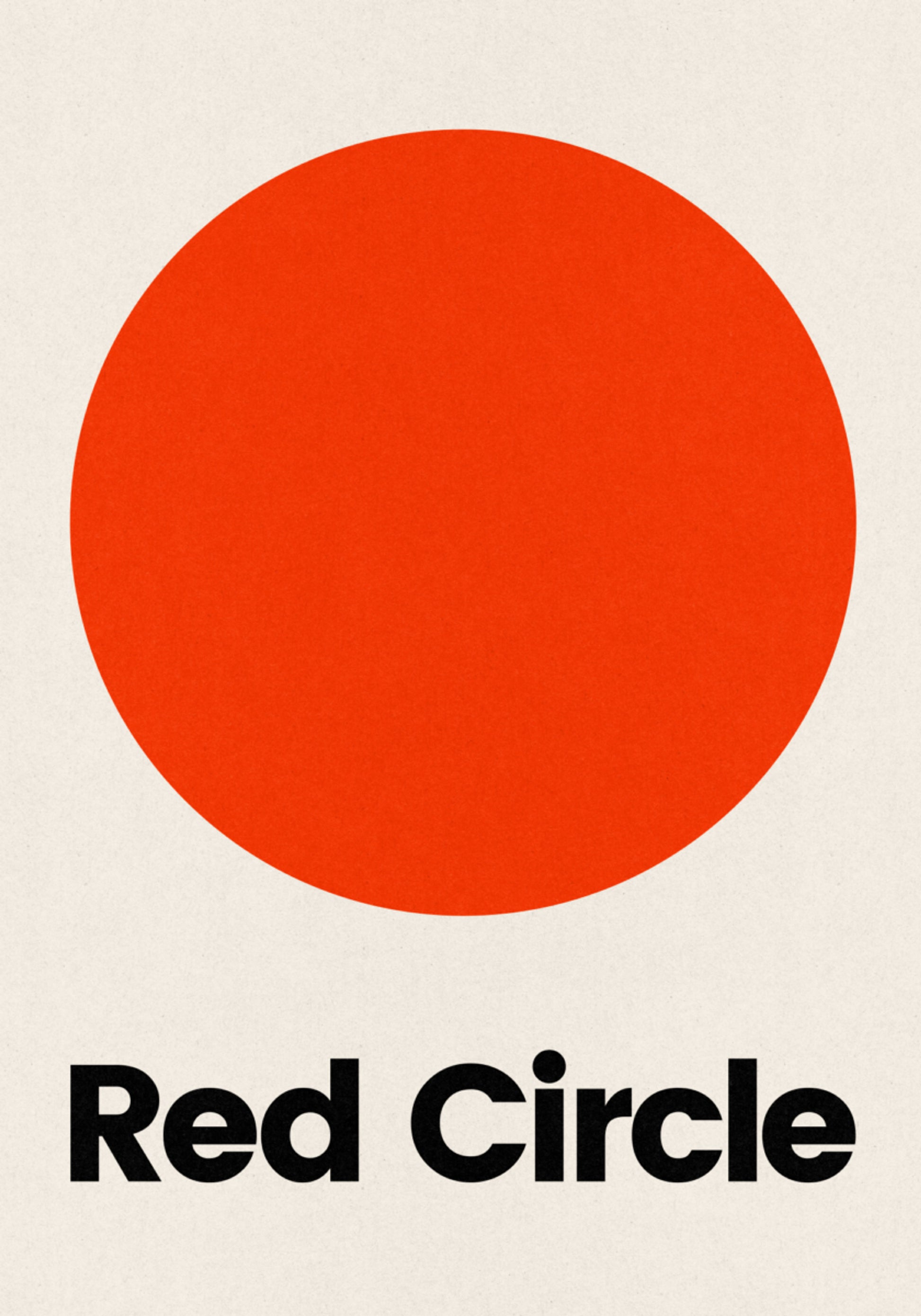 Bold Red Circle