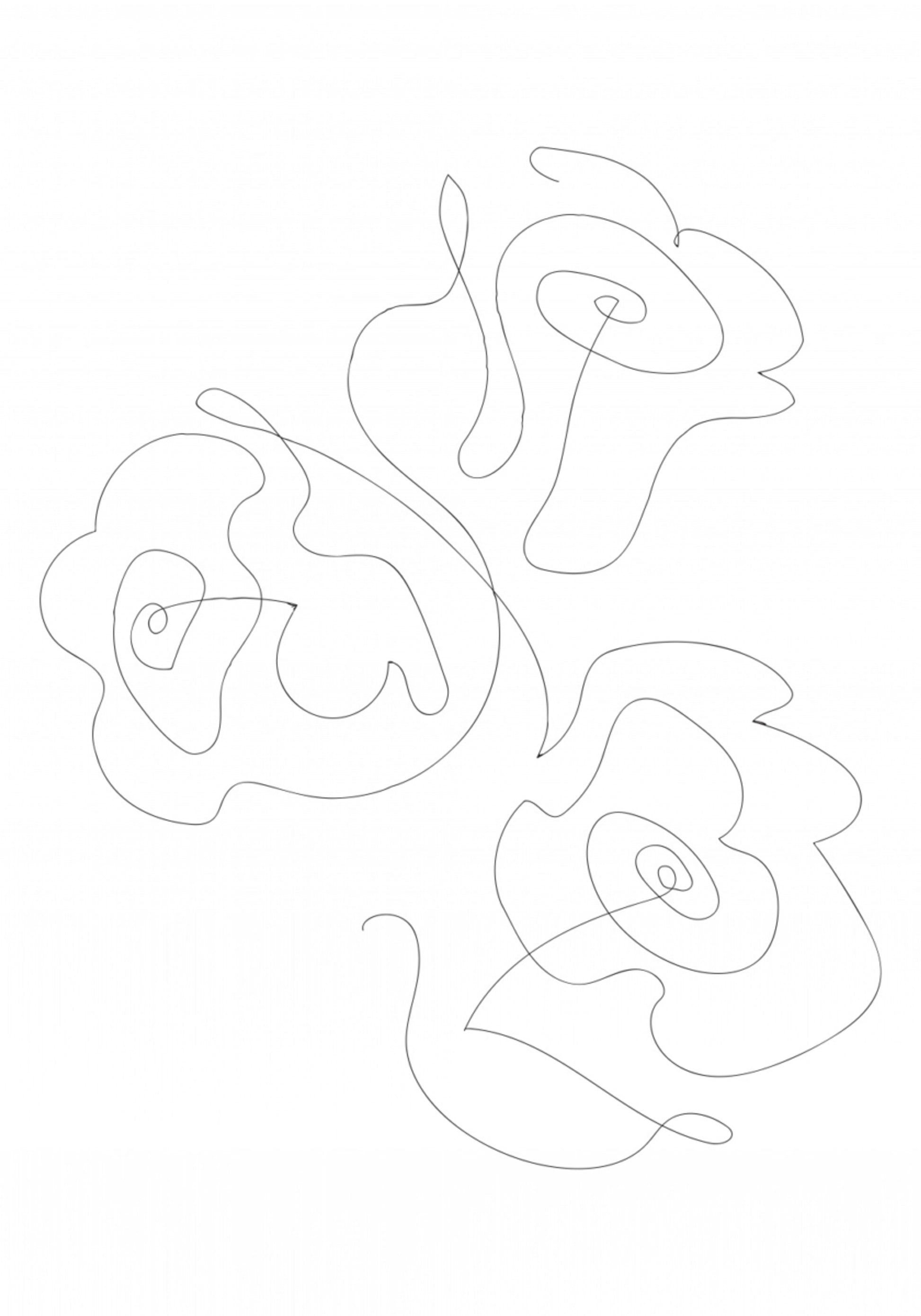 Minimalist Line Flowers