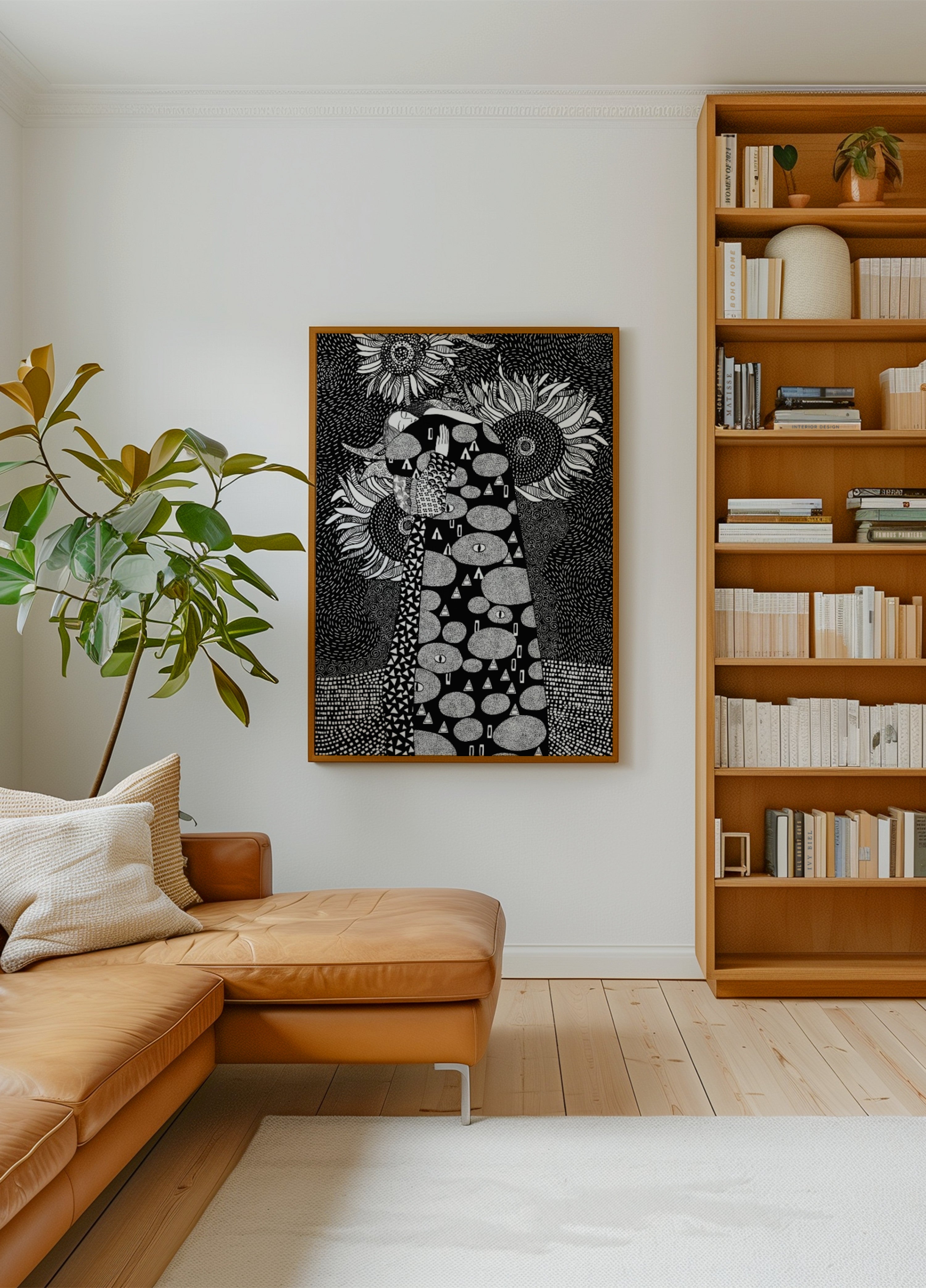 Decorative Sunflower Portrait