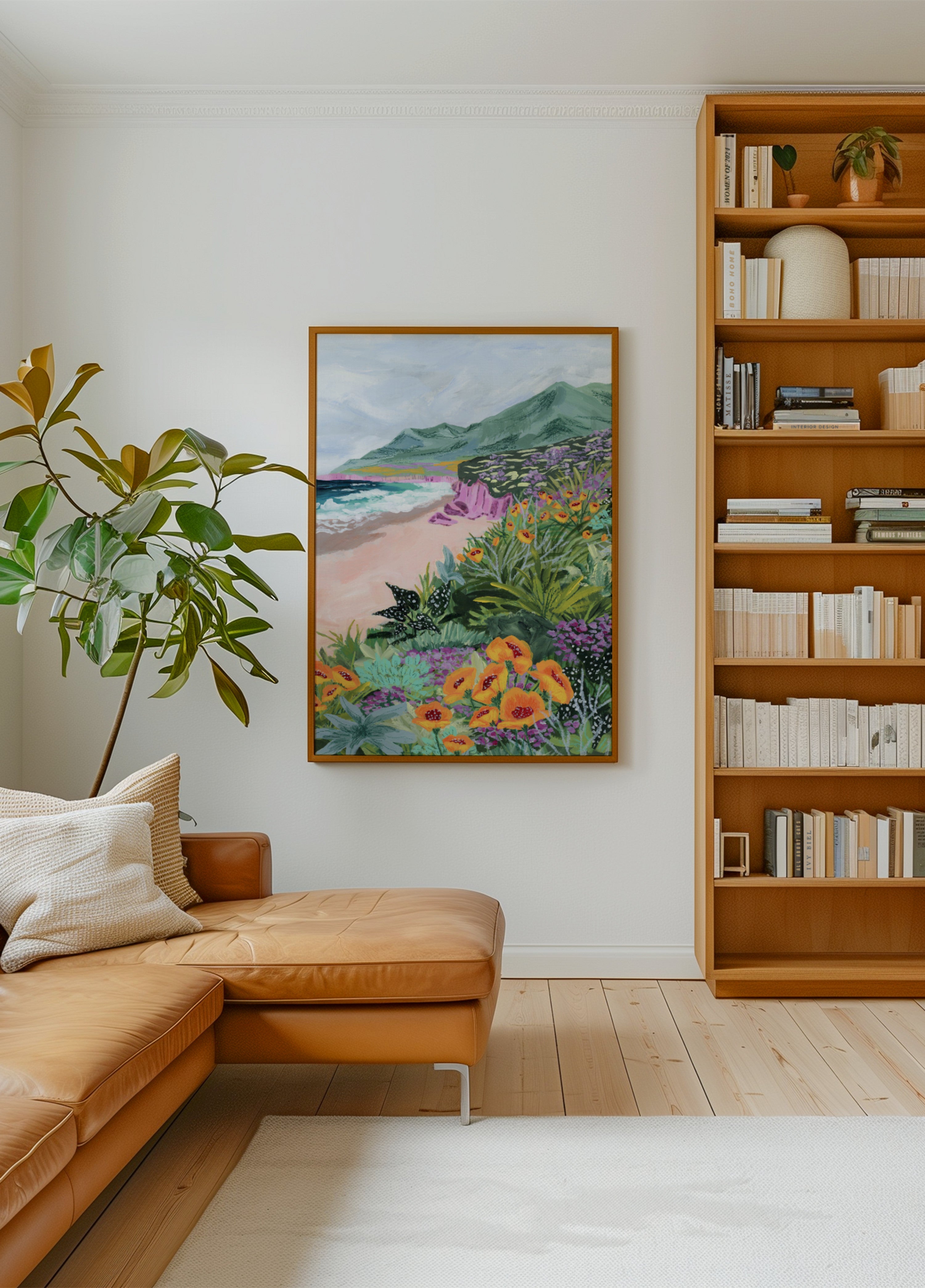 Vibrant Coastal Blooms