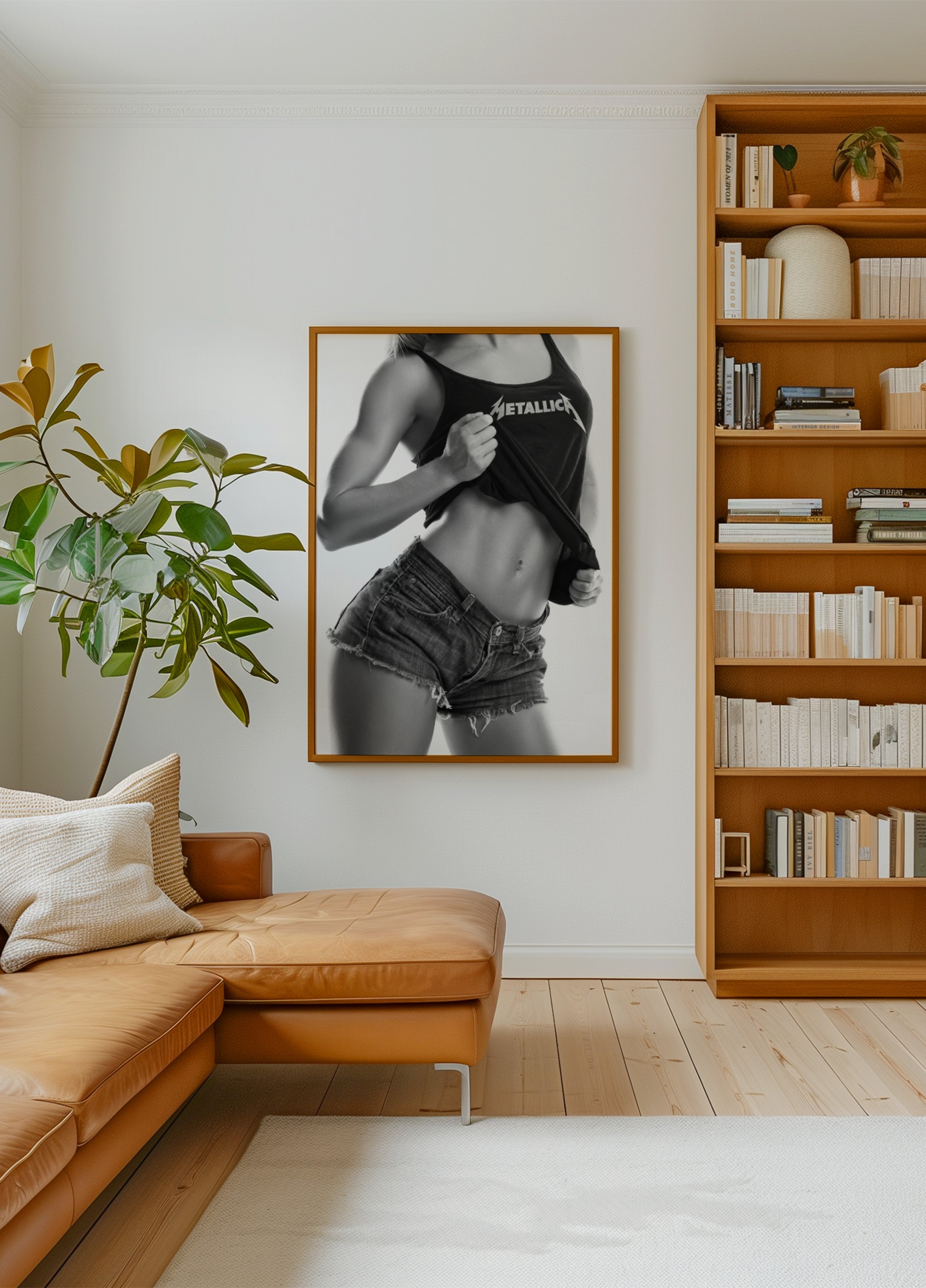 Confident Woman Toned Abs