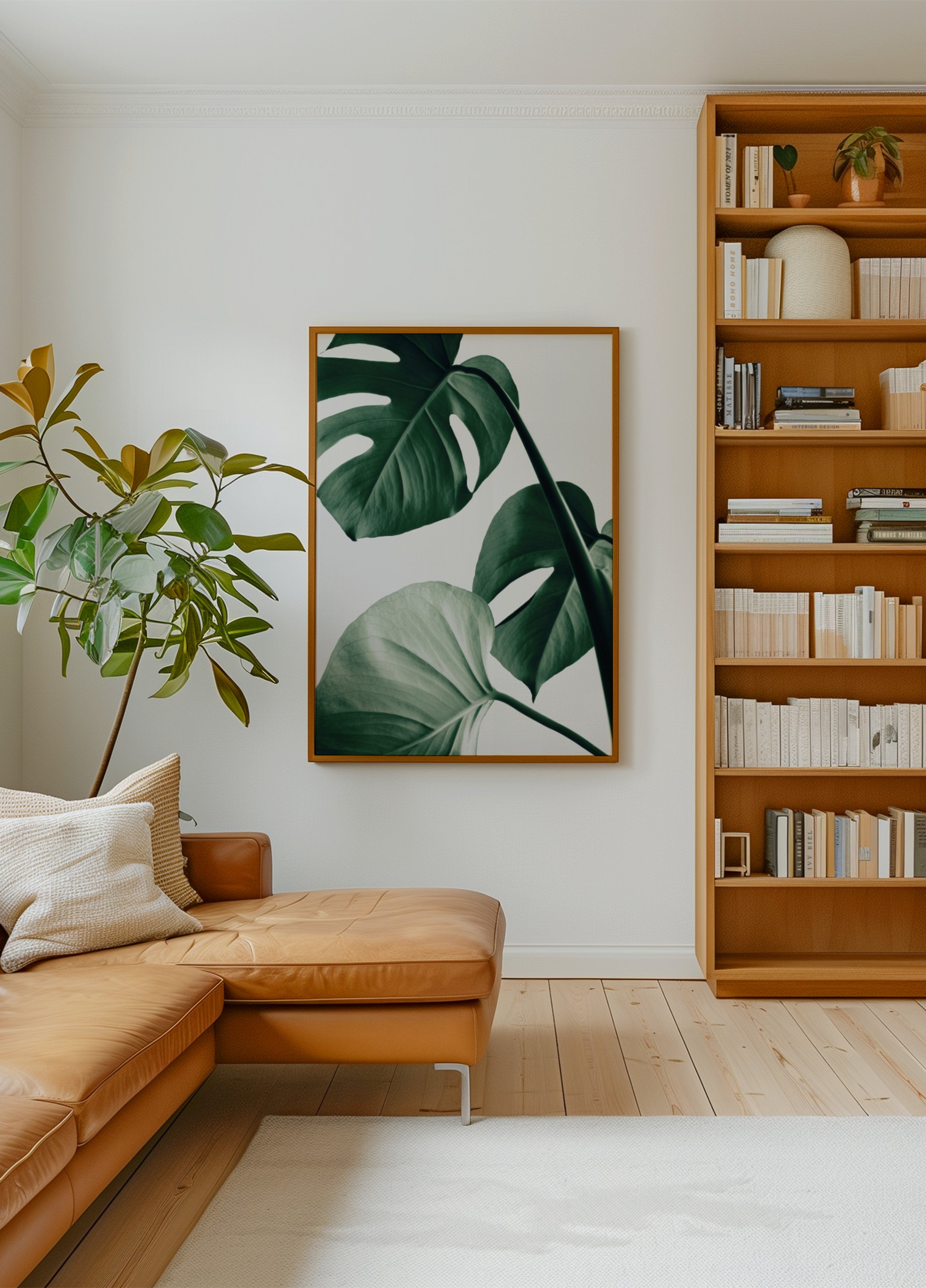 Lush Monstera Leaves