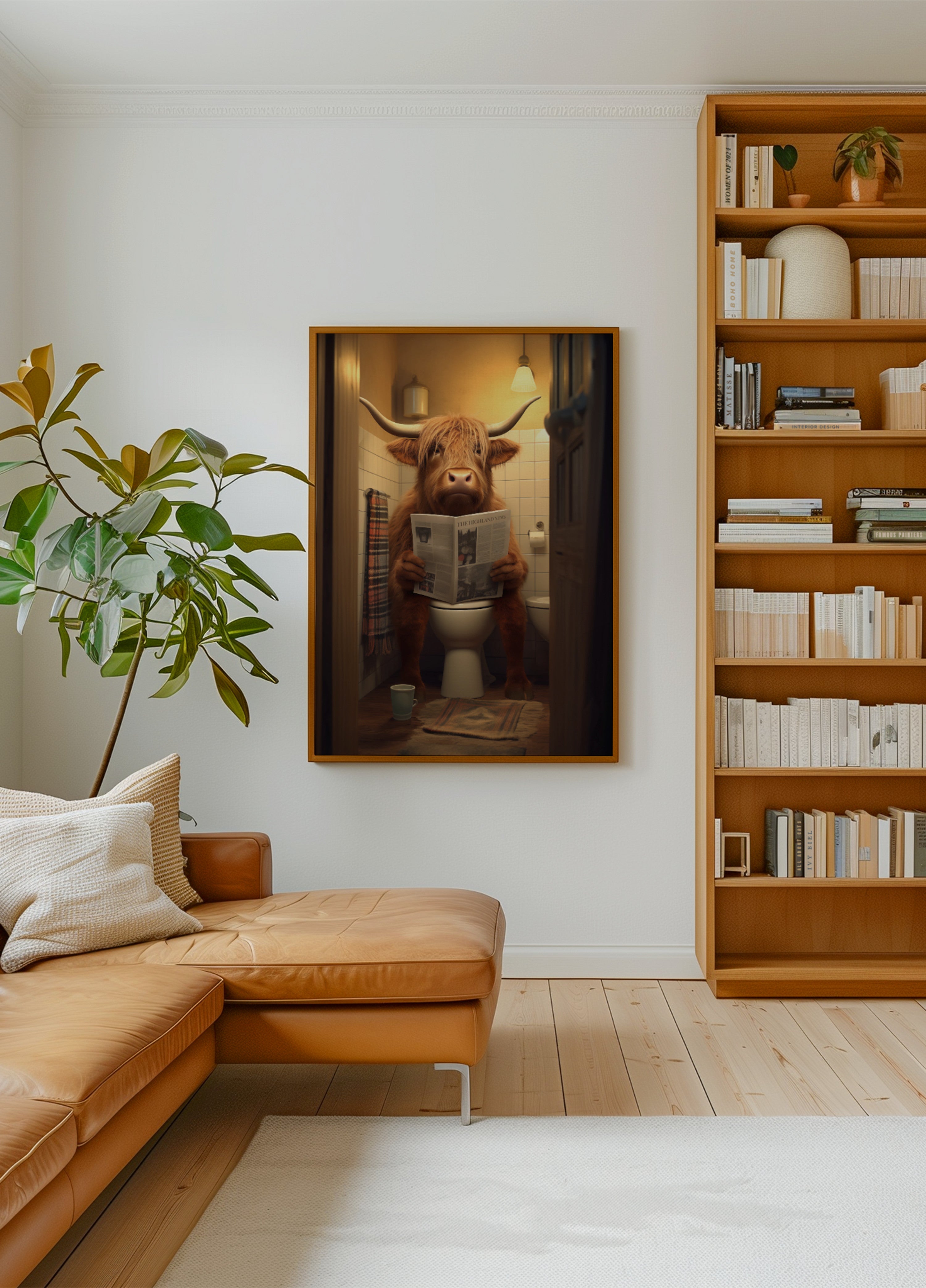 Highland Cow Reading News