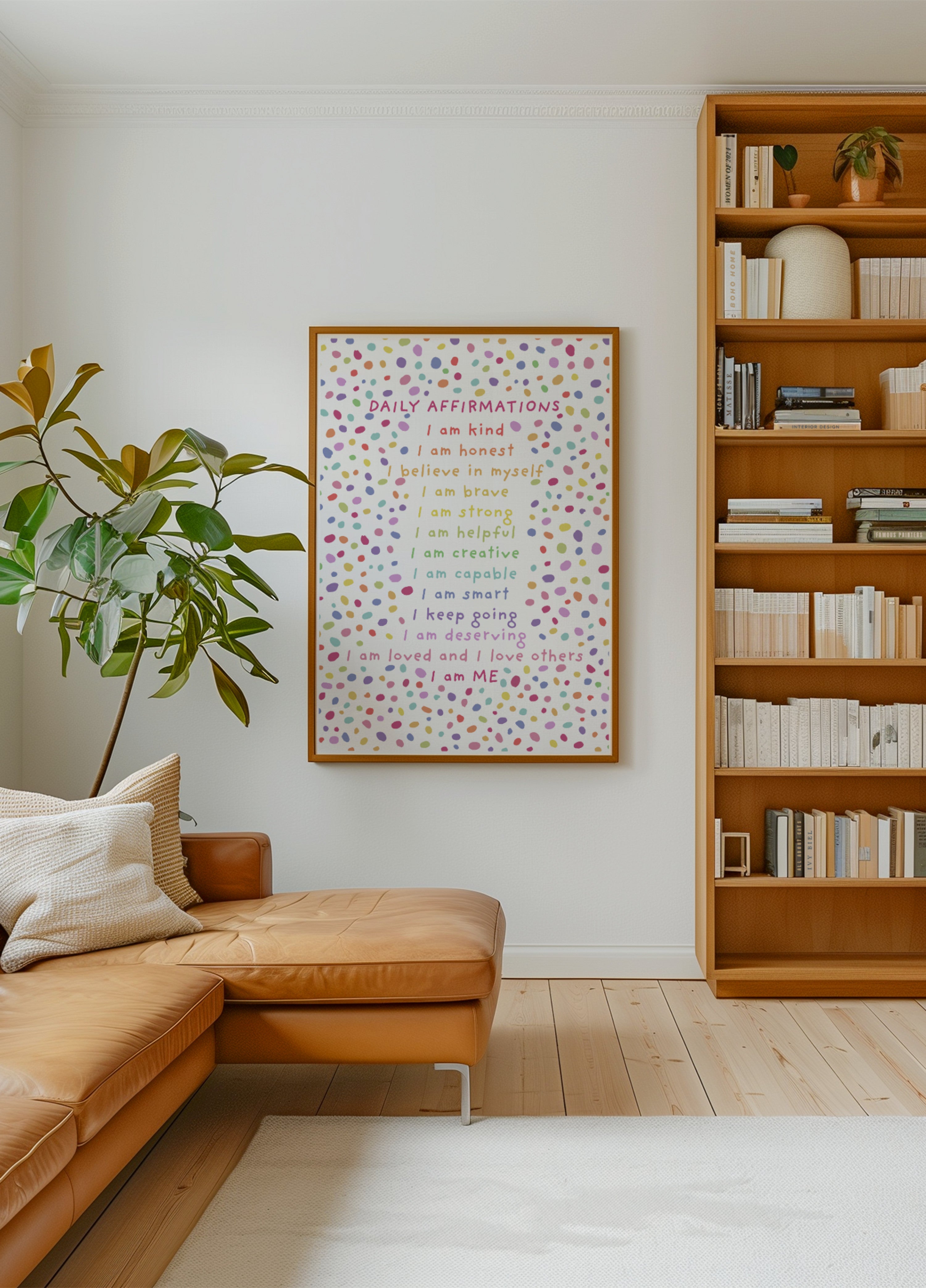 Daily Affirmations Colorful Dots