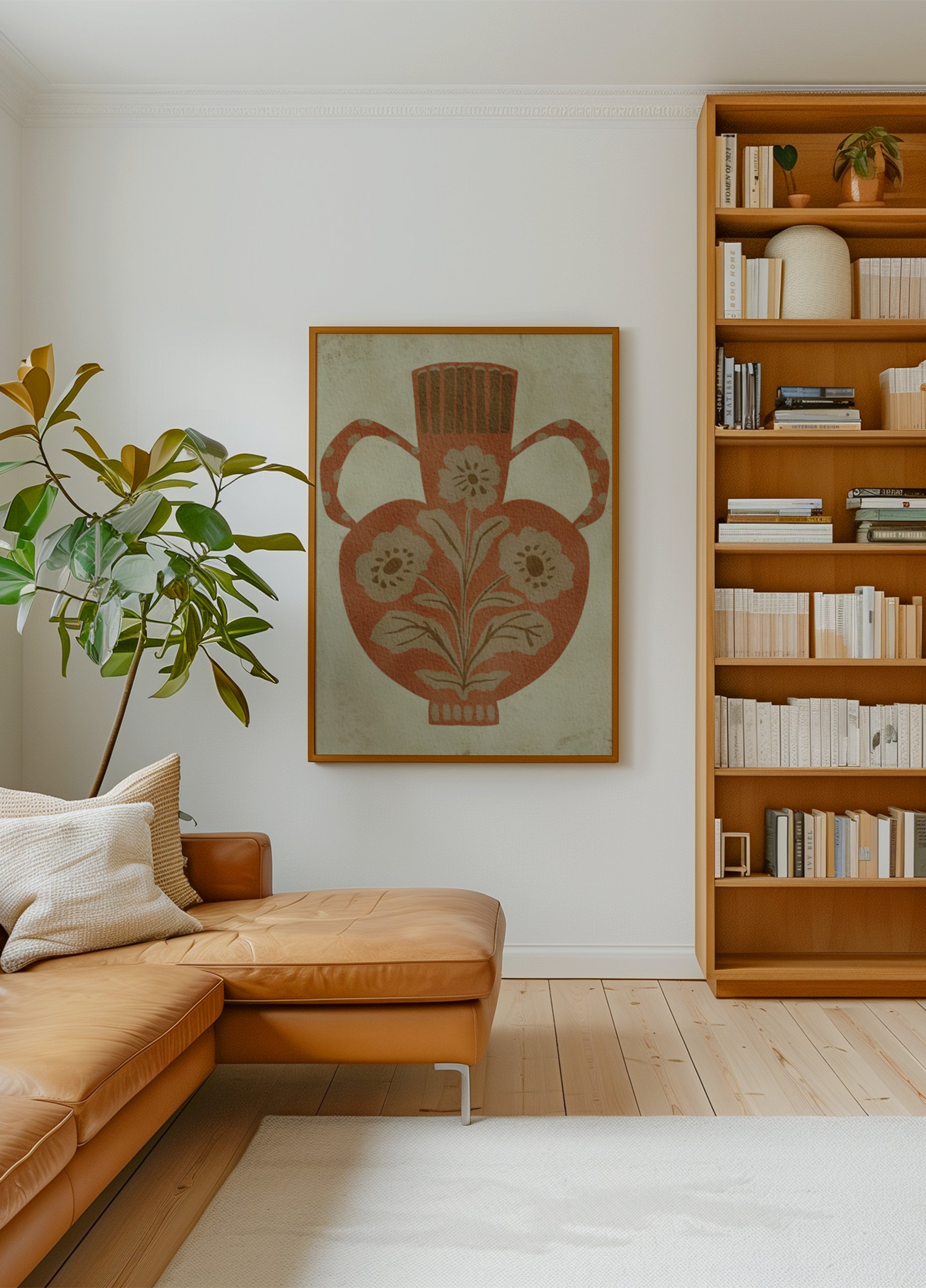 Rustic Floral Vase