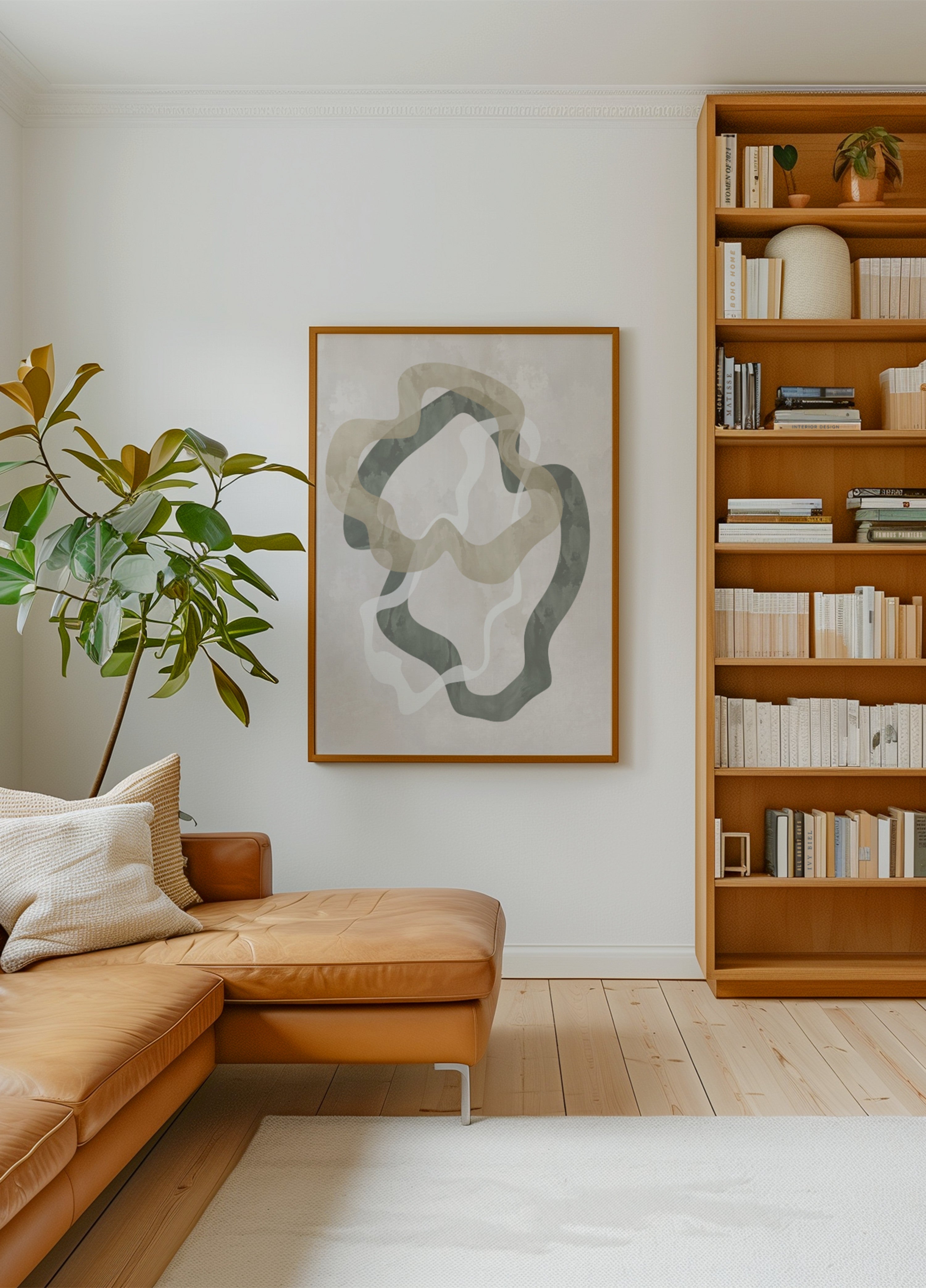 Flowing Earthy Abstract