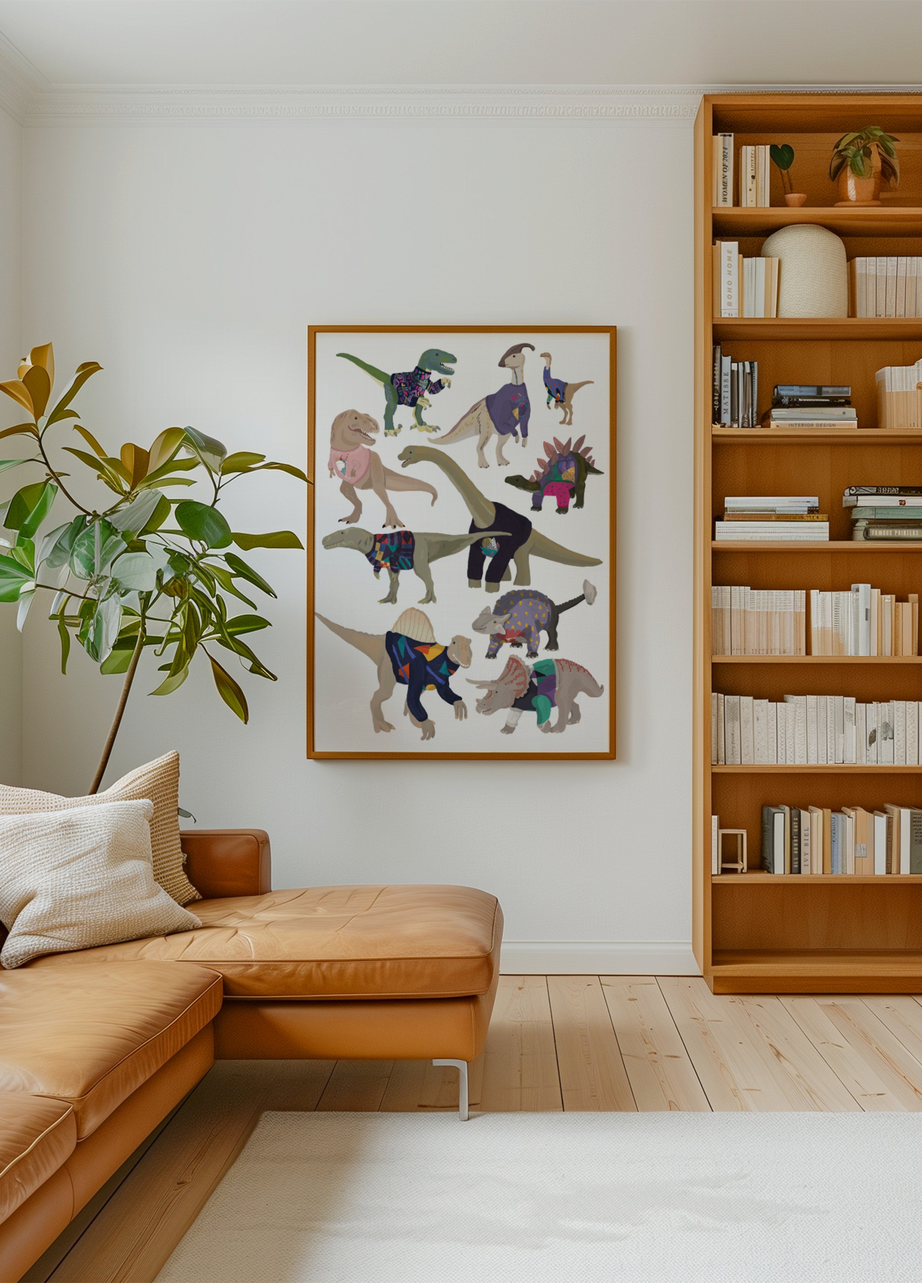 Whimsical Dinosaur Sweaters
