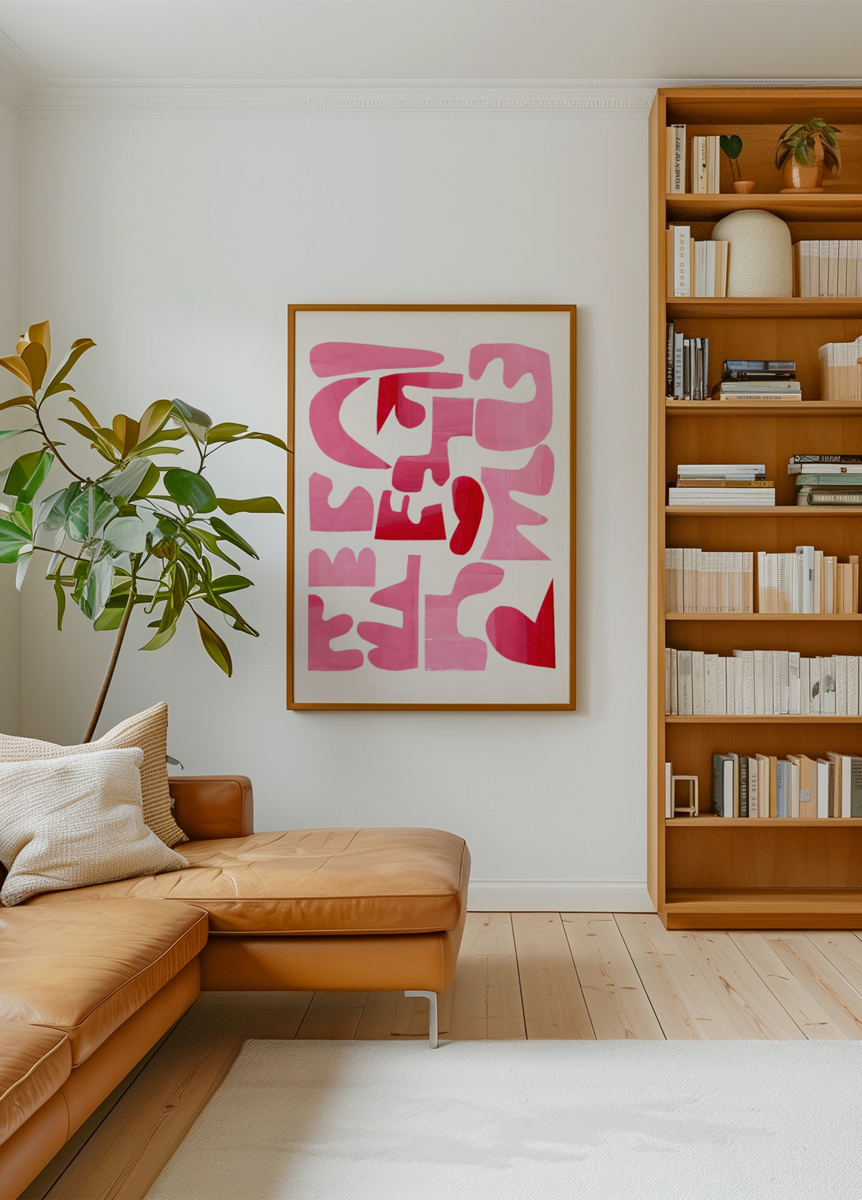 Bold Pink Shapes