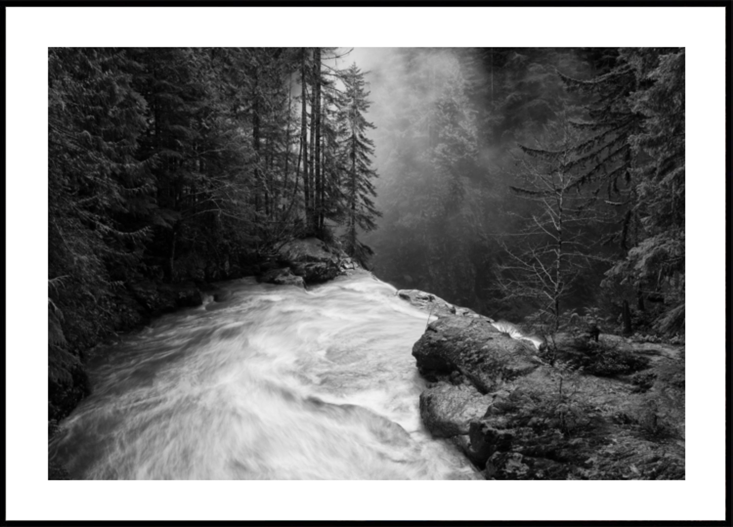 Misty River Flow