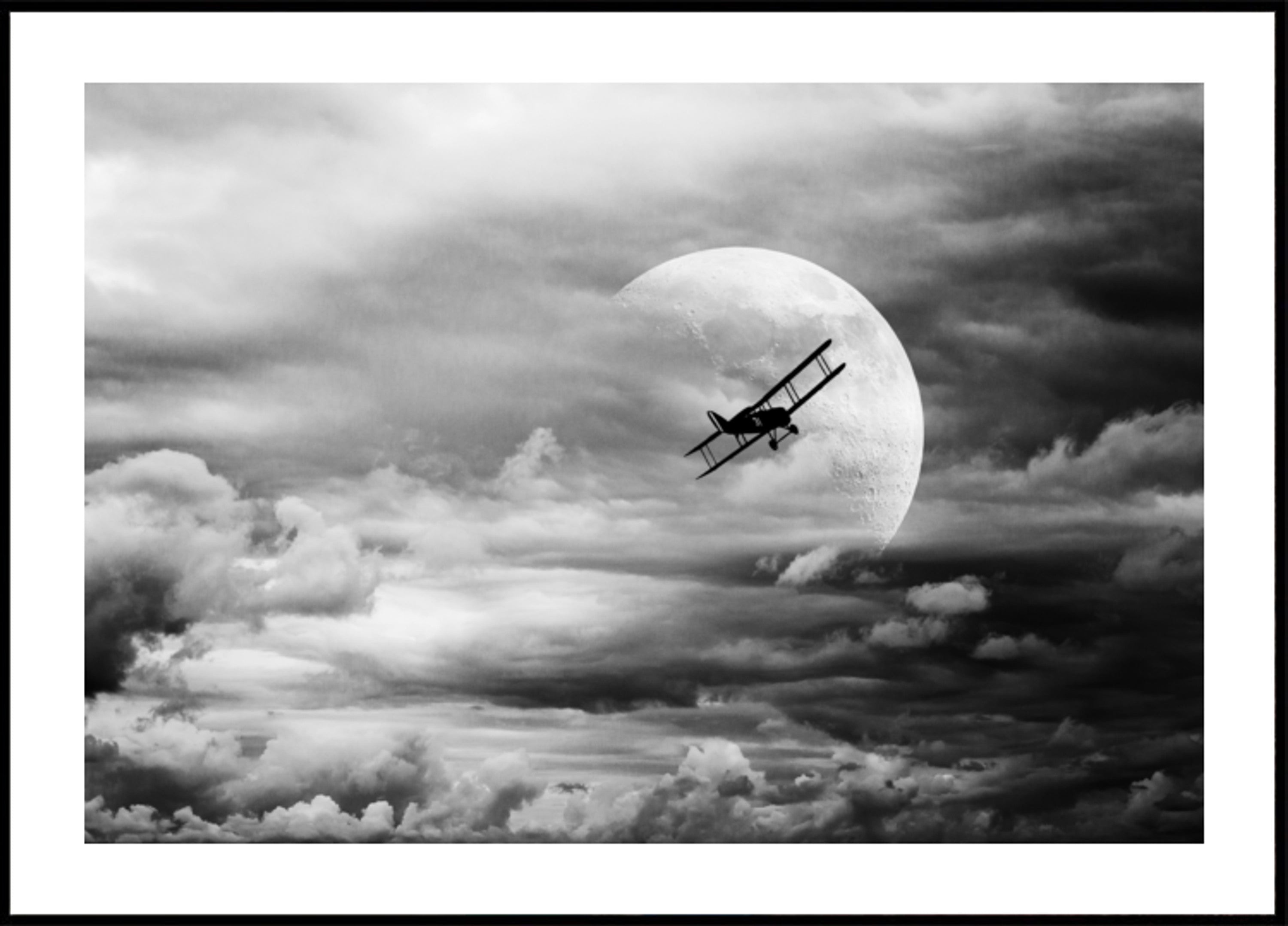 Biplane Moon Flight