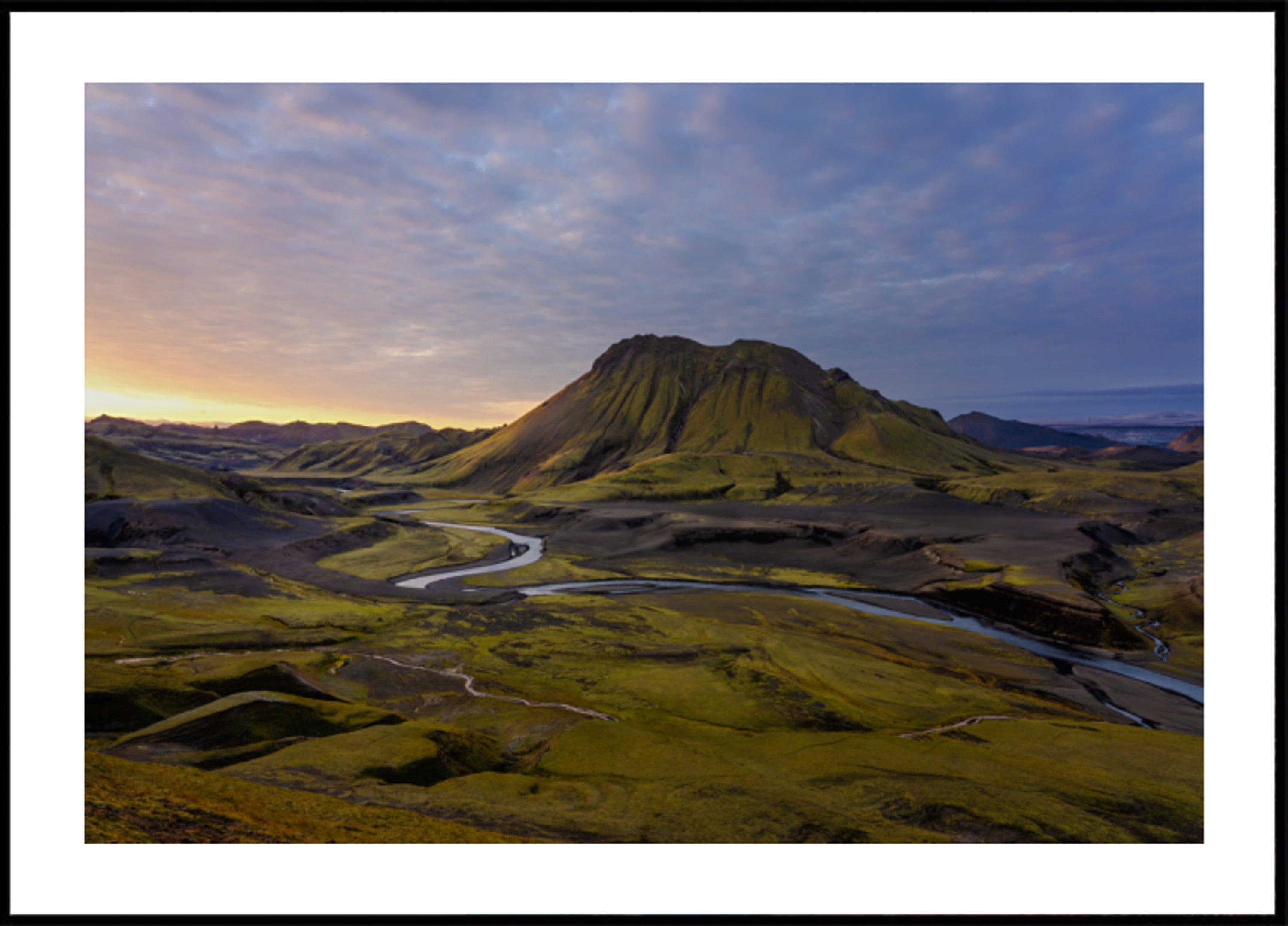 Golden Hour River Valley
