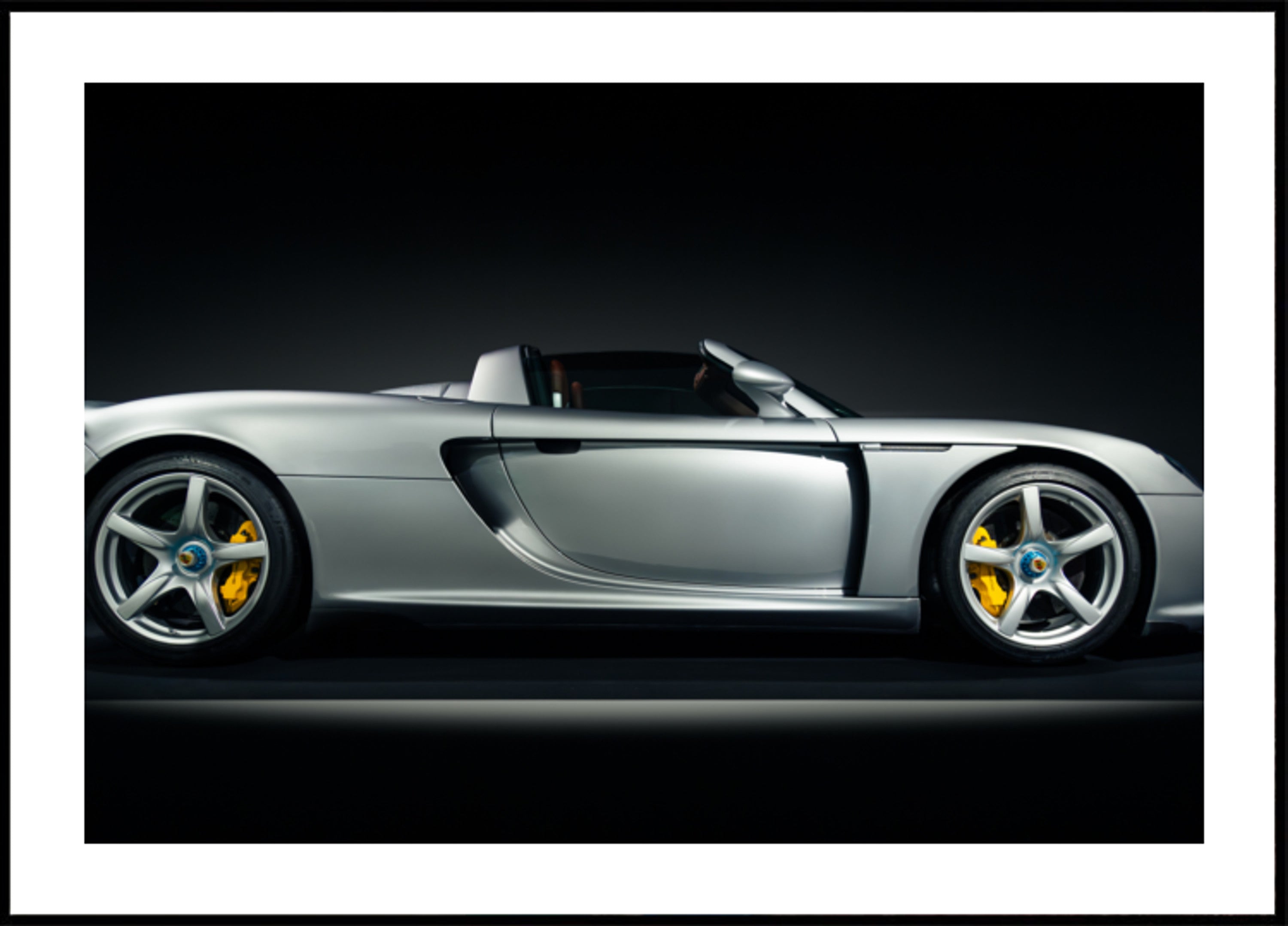 Elegant Silver Supercar
